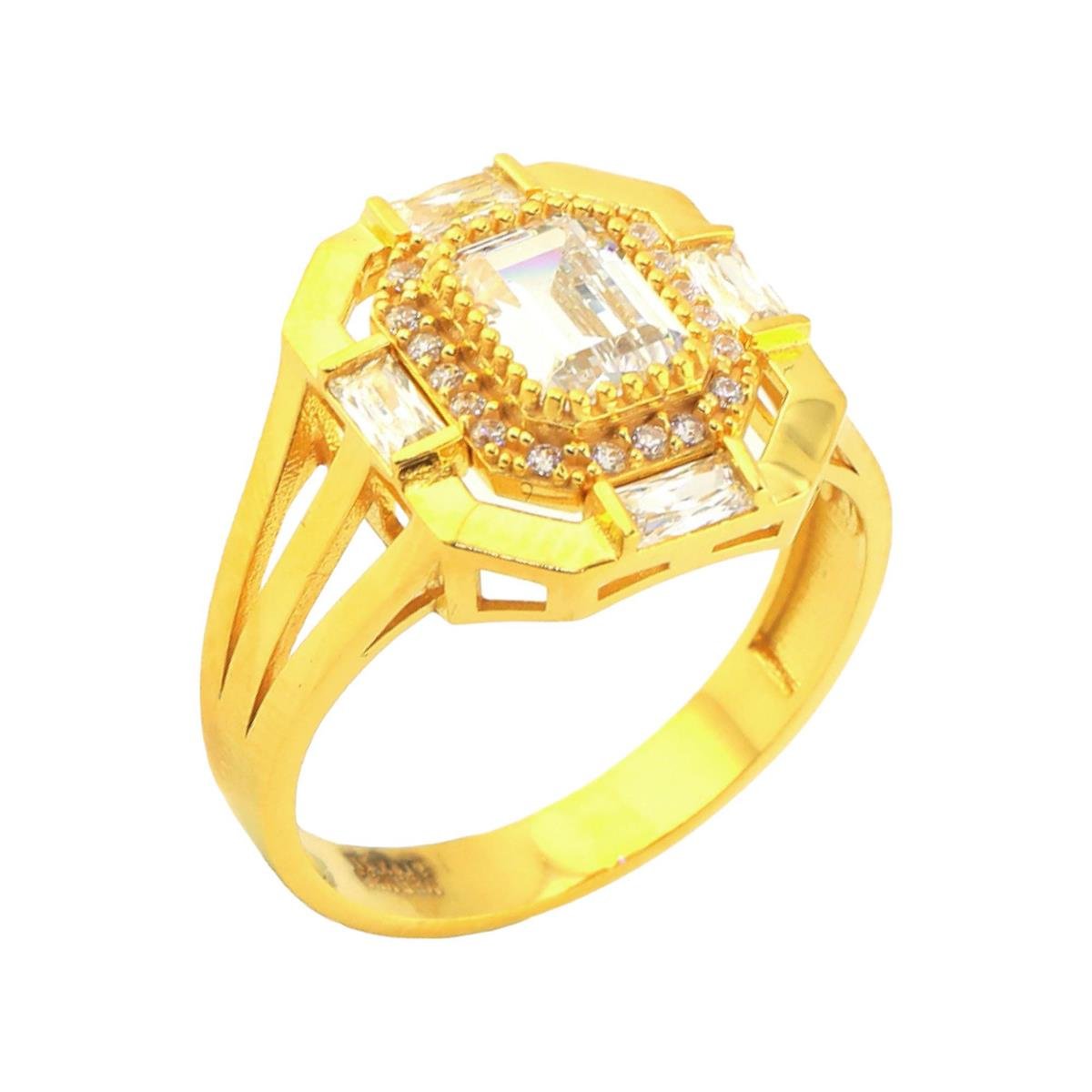 22 Ayar Altın Baget Yüzük  -  0180530