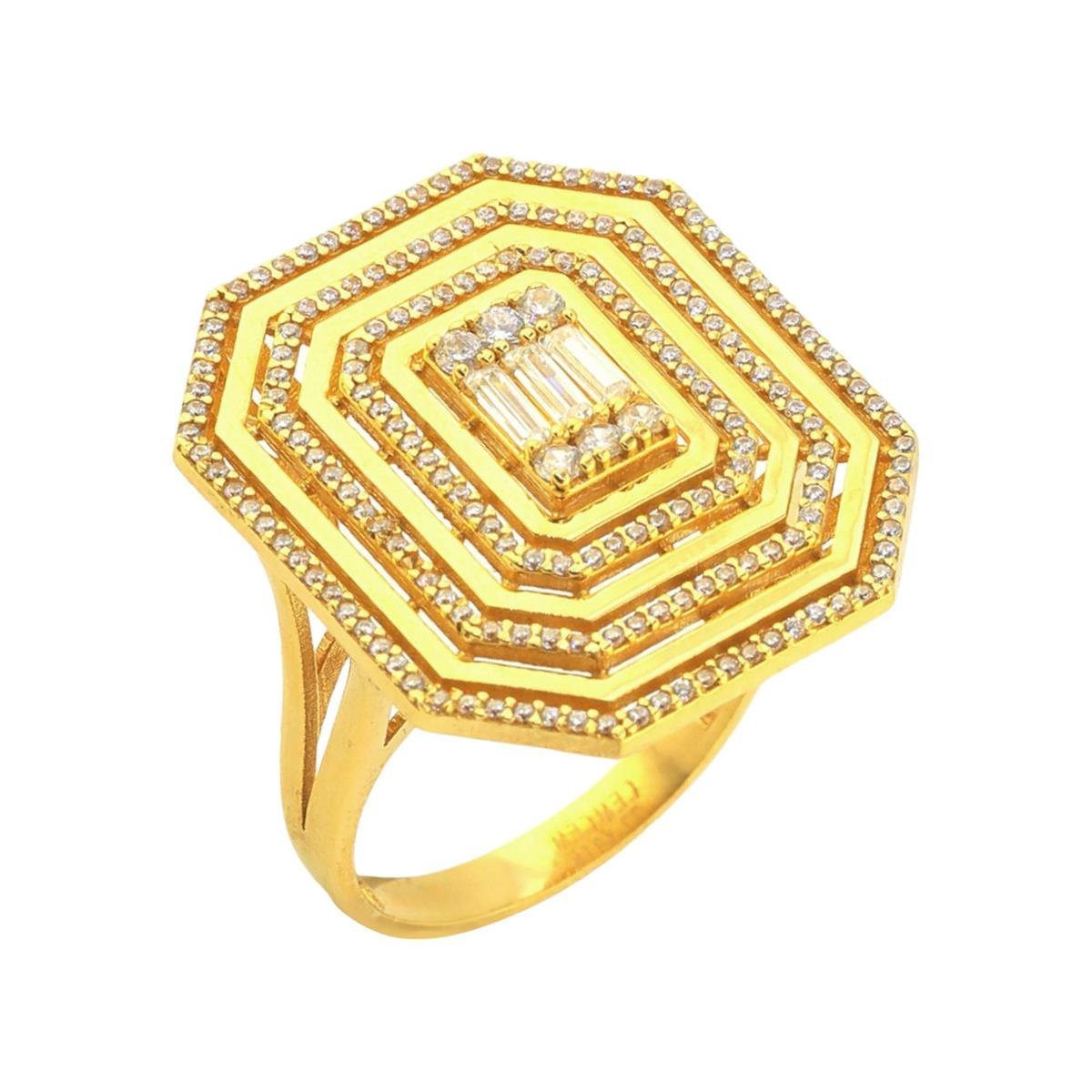 22 Ayar Altın Baget Yüzük  -  0180547