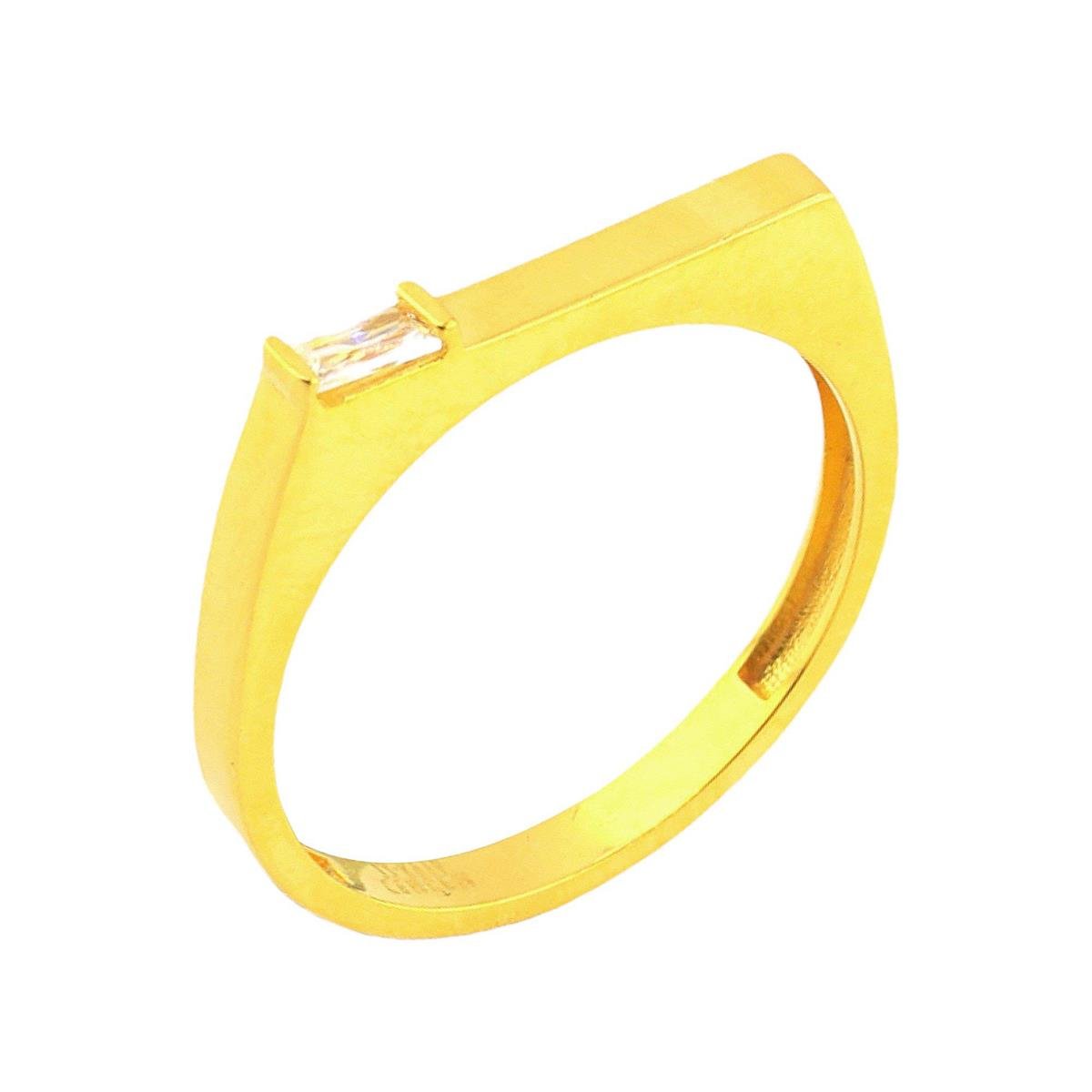 22 Ayar Altın Baget Yüzük  -  0180563