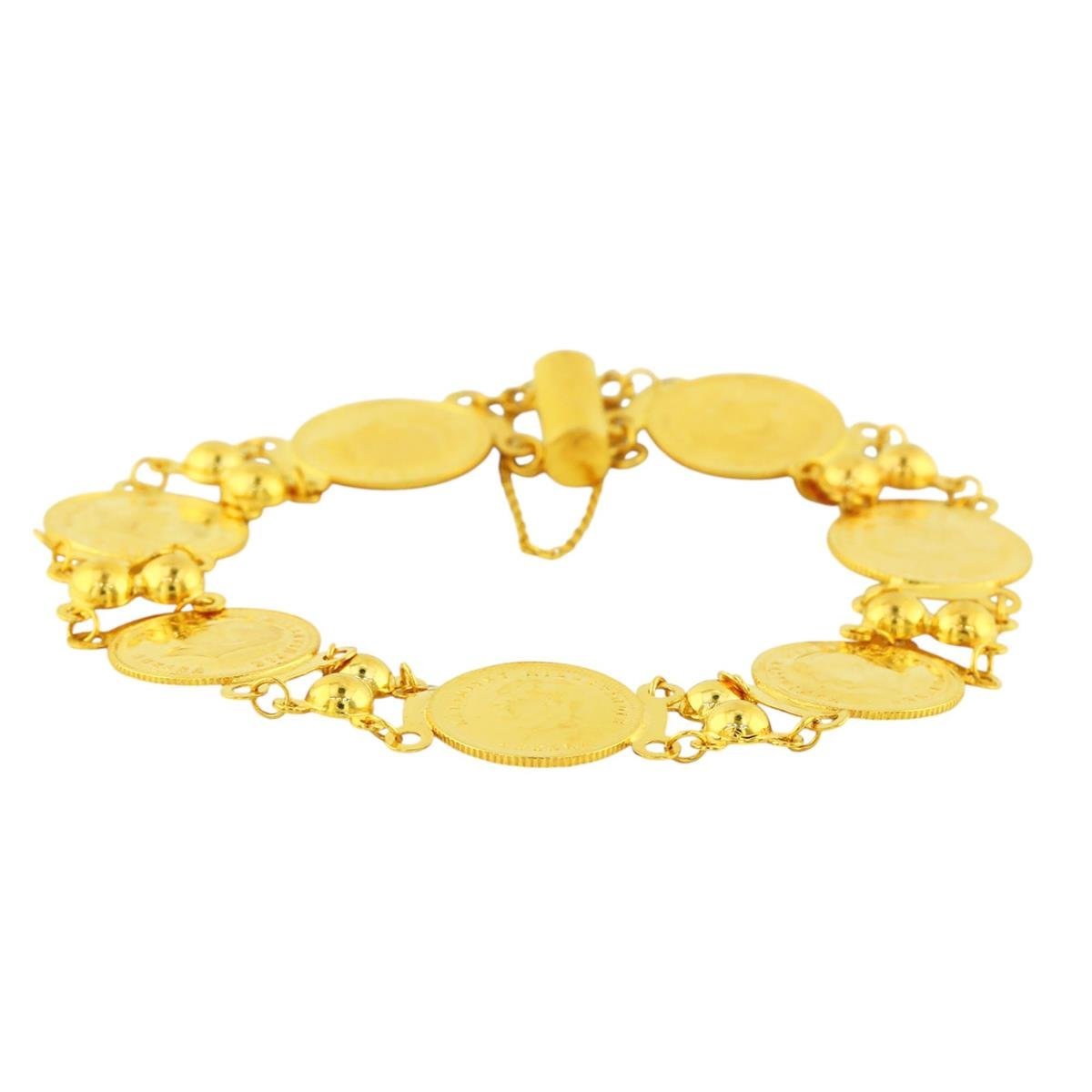 22 Ayar Altın Çeyrekli Bileklik  -  0198710