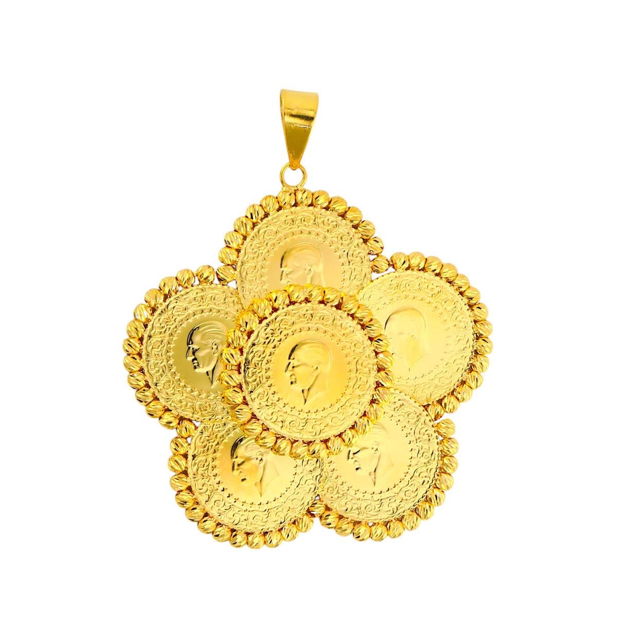 22 Ayar Altın Çeyrekli Kolye Ucu  -  0191794