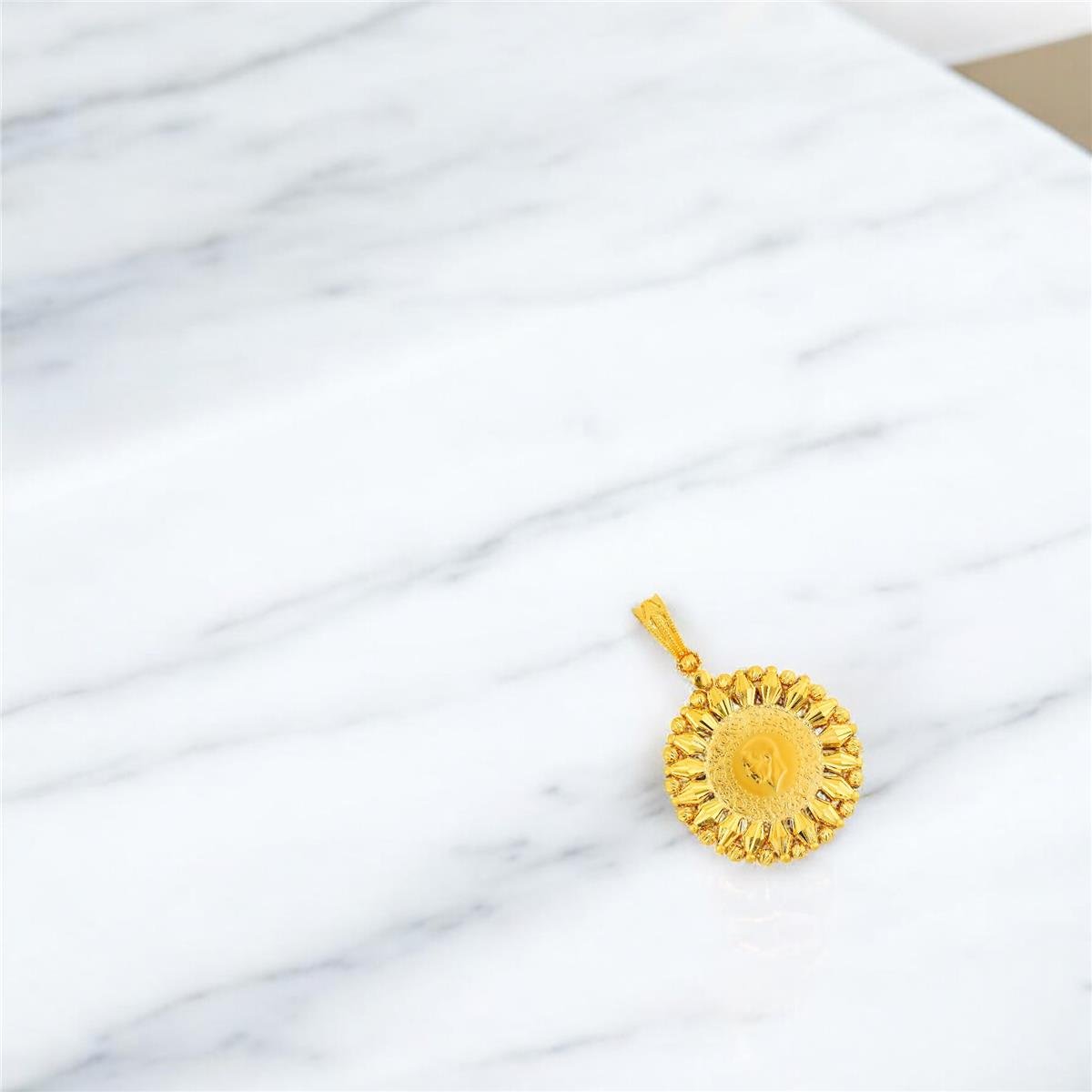 22 Ayar Altın Çeyrekli Kolye Ucu  -  0204975