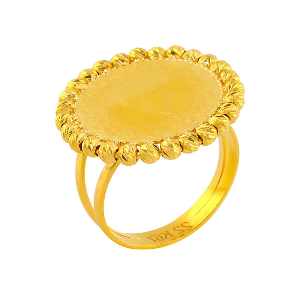 22 Ayar Altın Çeyrekli Yüzük  -  0191779