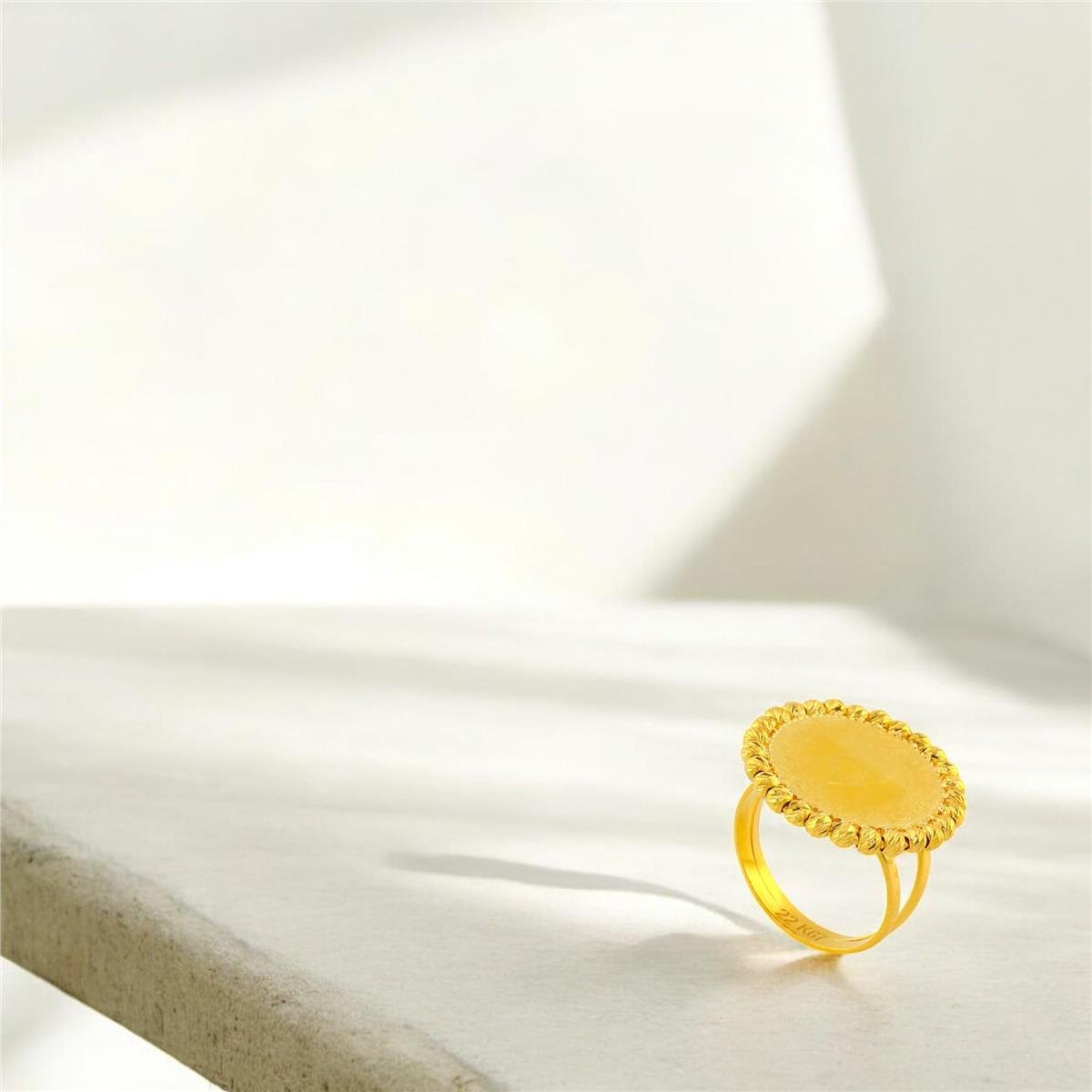 22 Ayar Altın Çeyrekli Yüzük  -  0191779