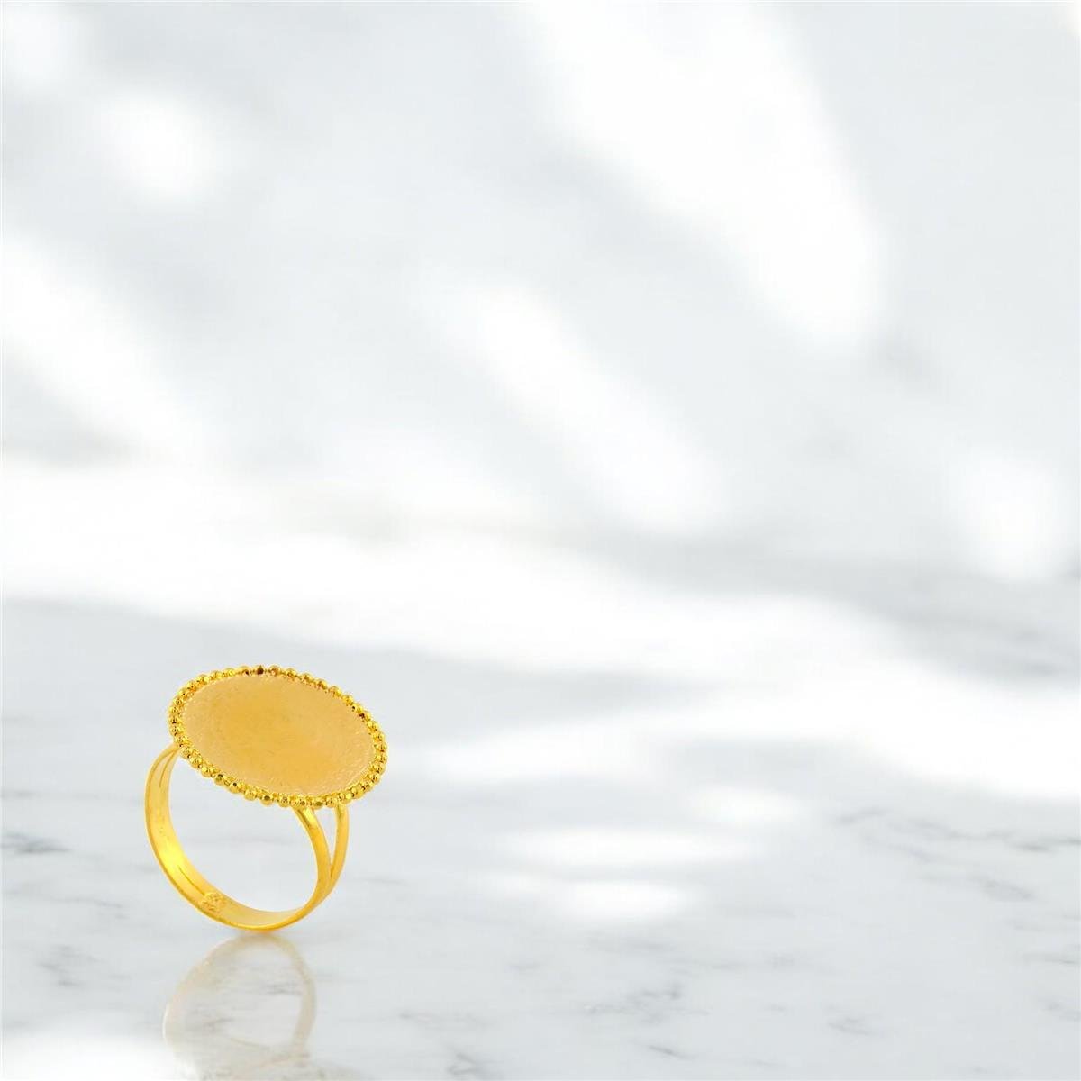 22 Ayar Altın Çeyrekli Yüzük  -  0191780