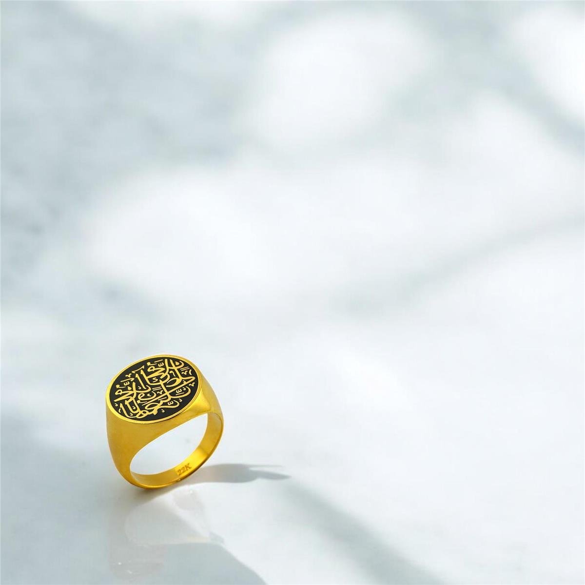 22 Ayar Altın Dini Figürlü Yüzük  -  0192076