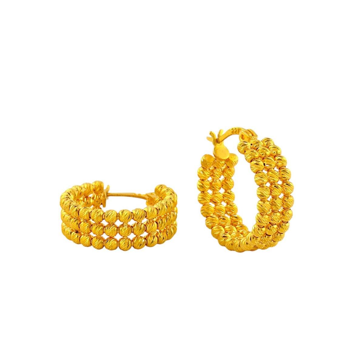 22 Ayar Altın Dorika Küpe  -  0191816