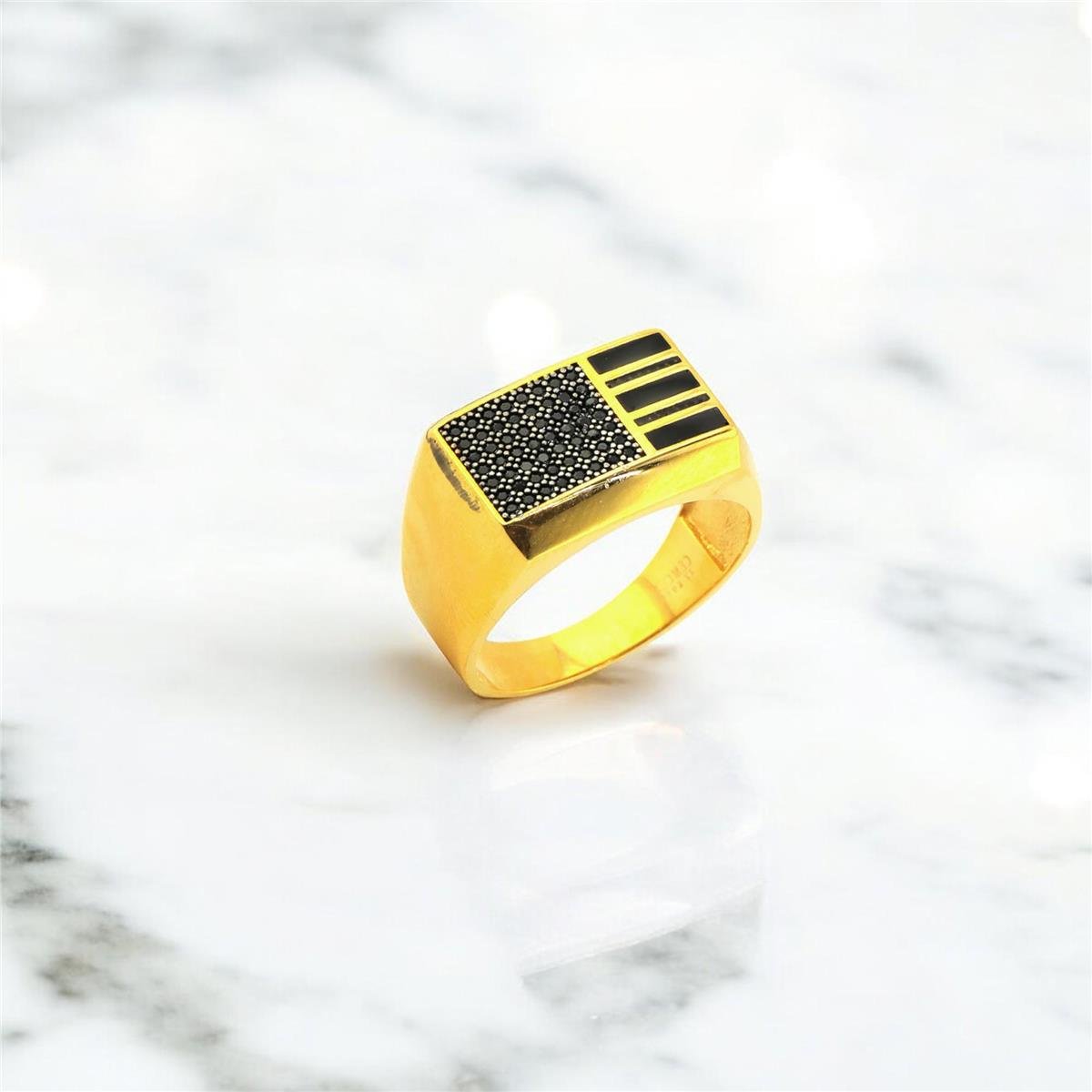 22 Ayar Altın Erkek Yüzük  -  0180524