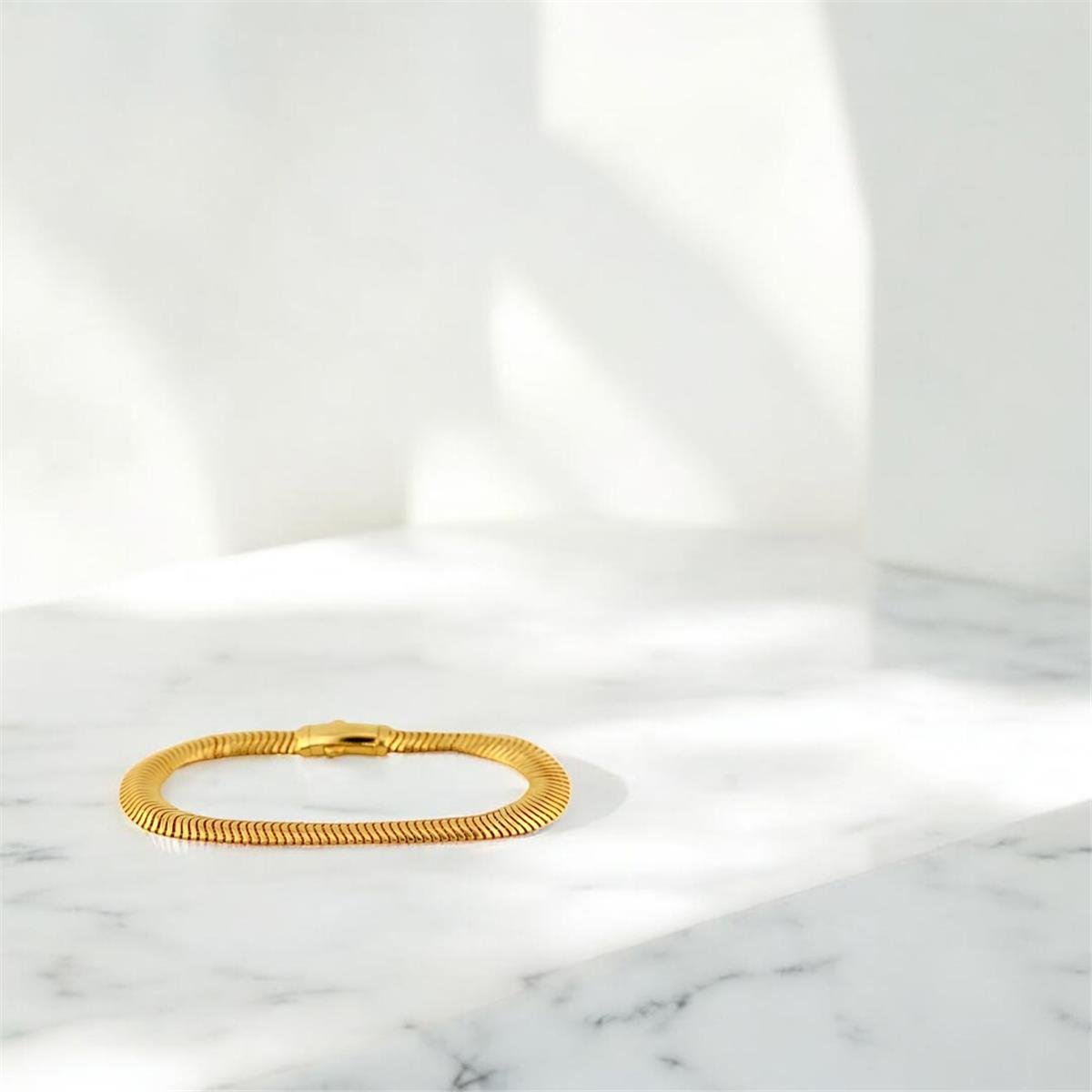 22 Ayar Altın Ezme Bileklik  -  0190960