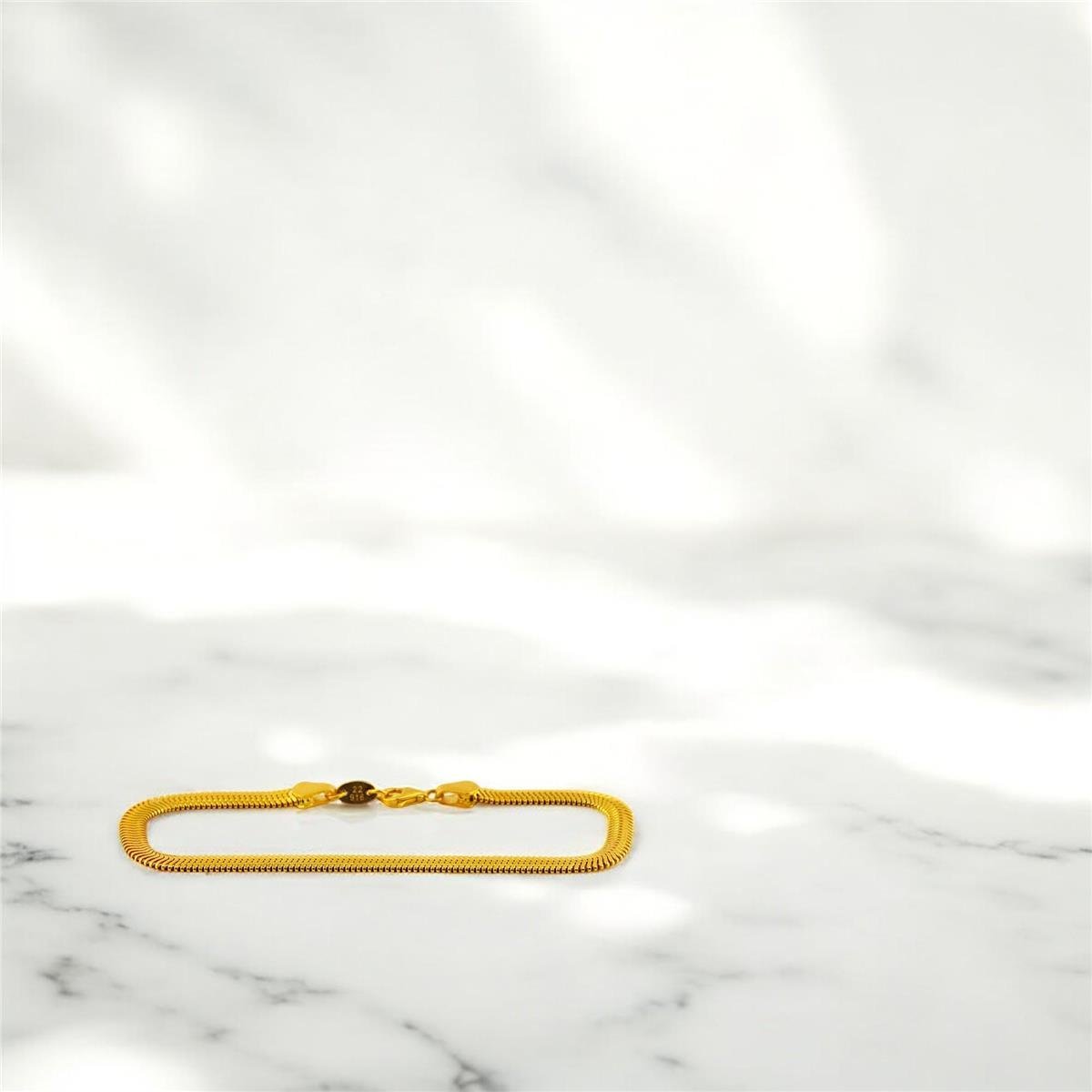 22 Ayar Altın Ezme Bileklik  -  0192038