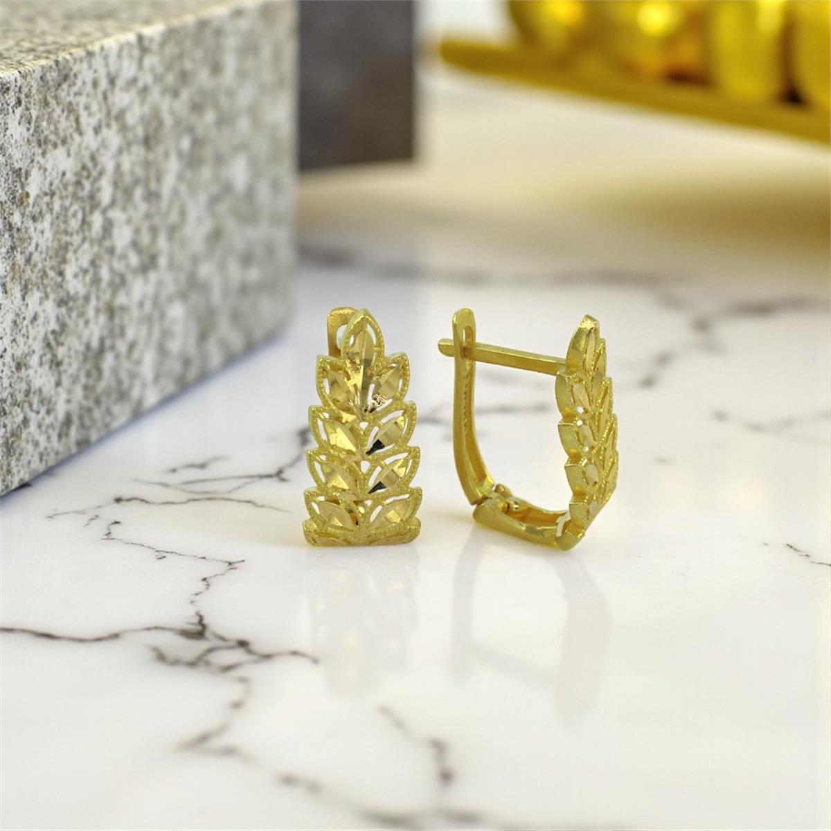 22 Ayar Altın JTARZ Küpe  -  KY41021