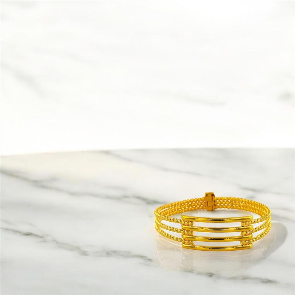 22 Ayar Altın Kaburga Bilezik  -  0192944