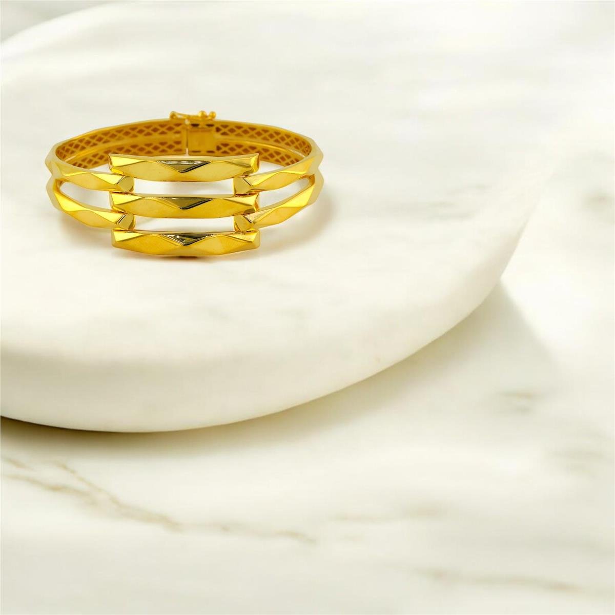 22 Ayar Altın Kaburga Bilezik  -  0192980