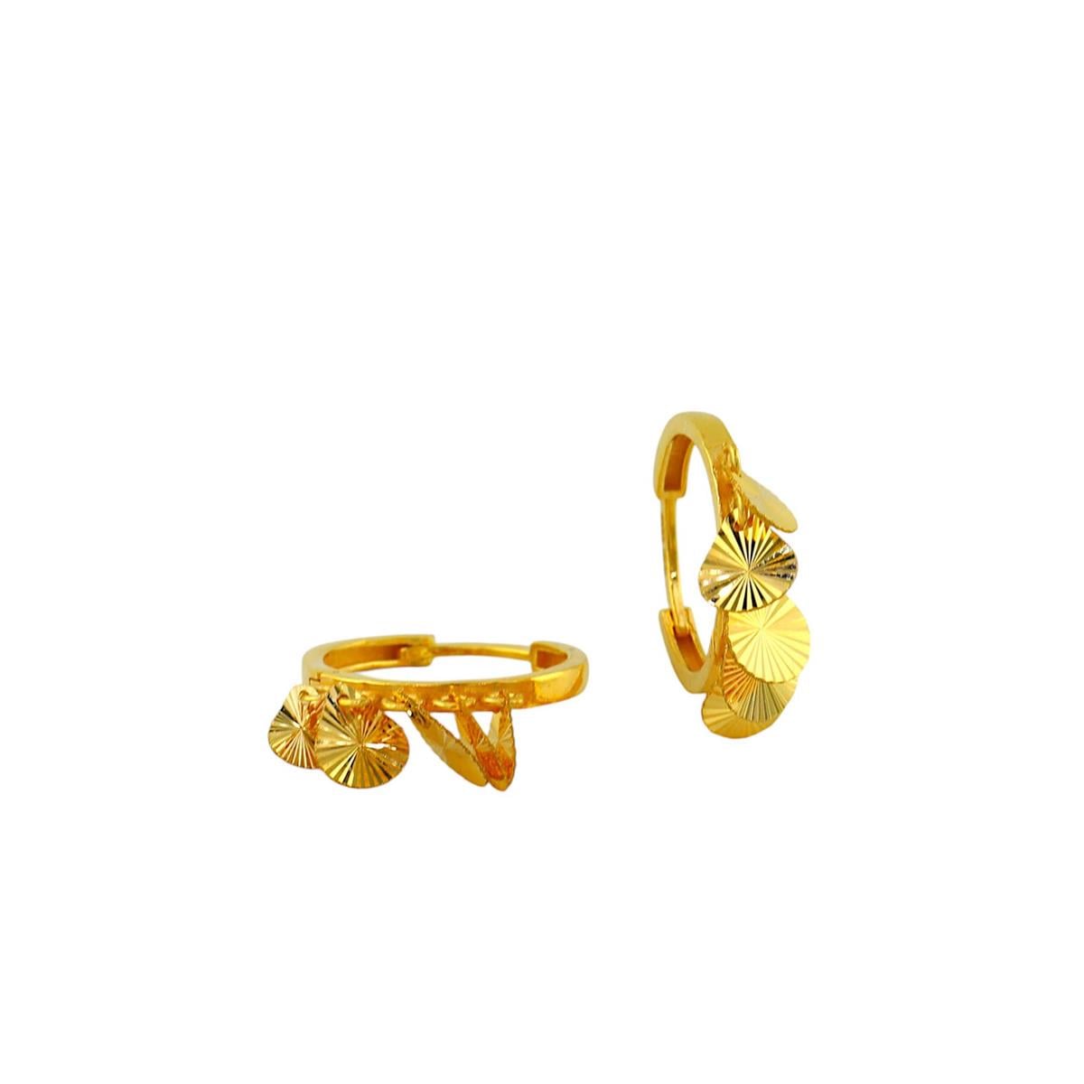 22 Ayar Altın Sallantı Küpe  -  0194542