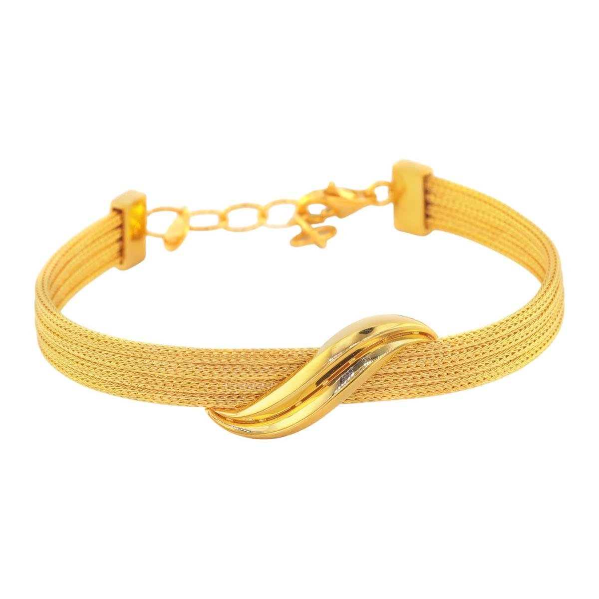 22 Ayar Altın Tasarım Bileklik  -  0182199