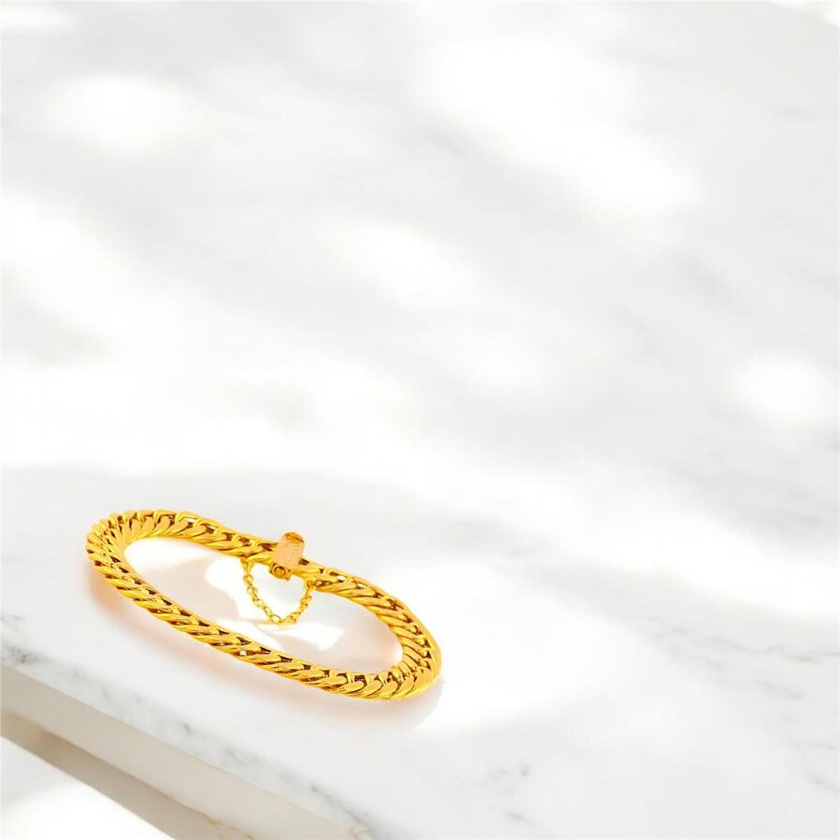 22 Ayar Altın Tasarım Bileklik  -  0191781