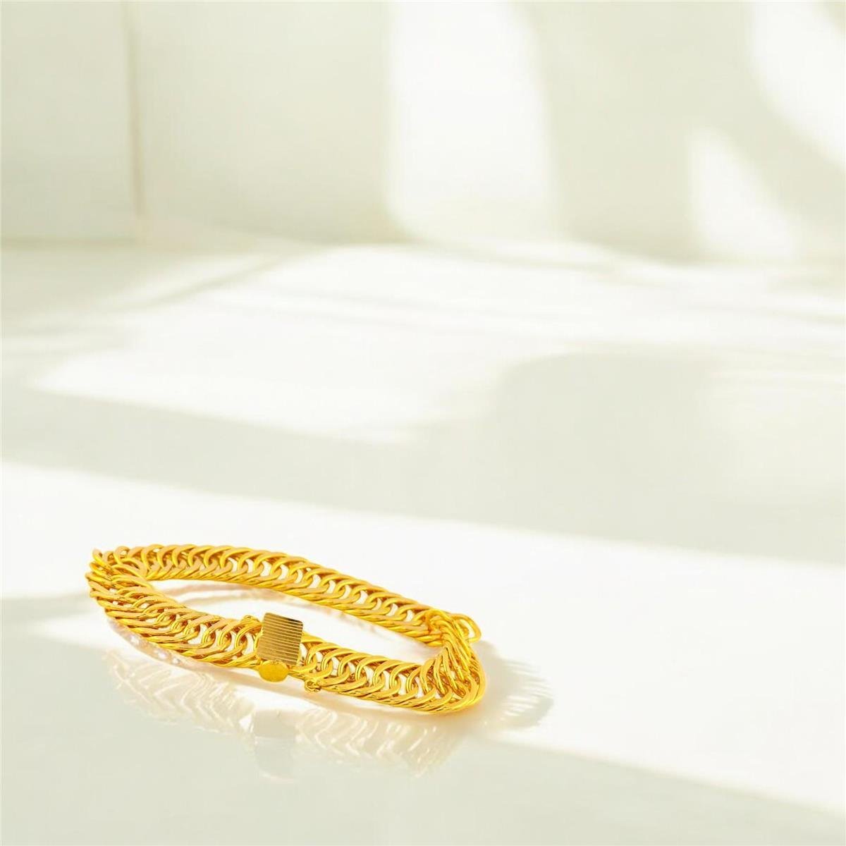 22 Ayar Altın Tasarım Bileklik  -  0191784