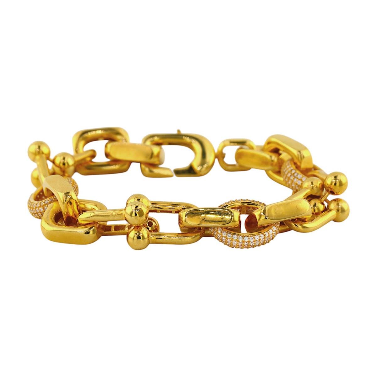 22 Ayar Altın Tasarım Bileklik  -  0192075