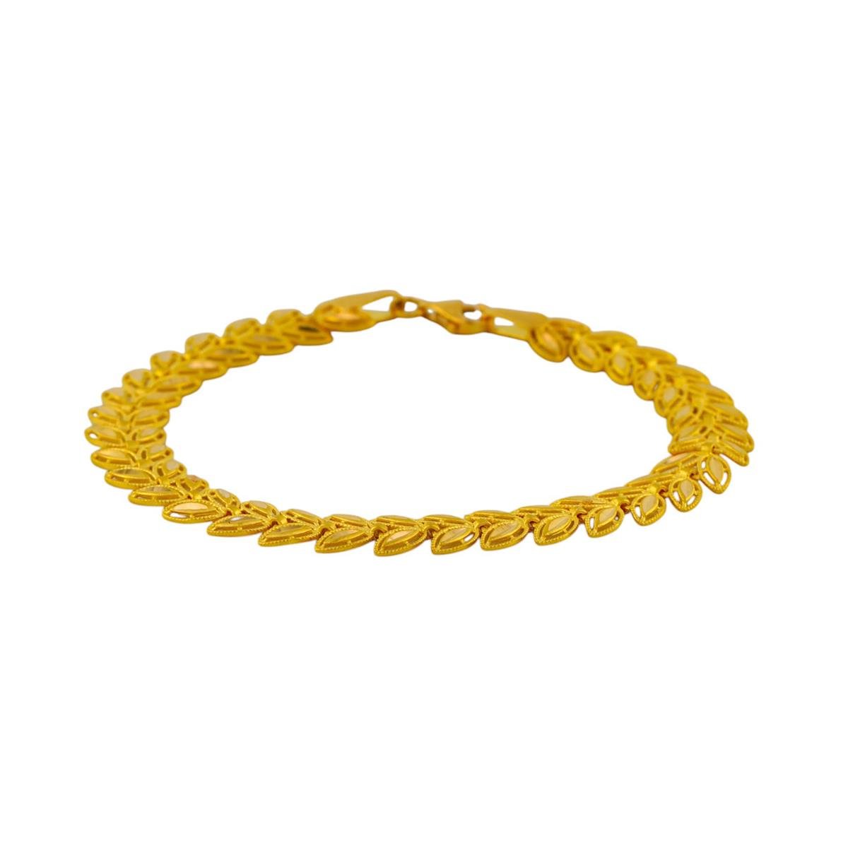 22 Ayar Altın Tasarım Bileklik  -  0192923