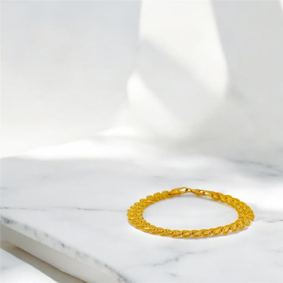 22 Ayar Altın Tasarım Bileklik  -  0192923