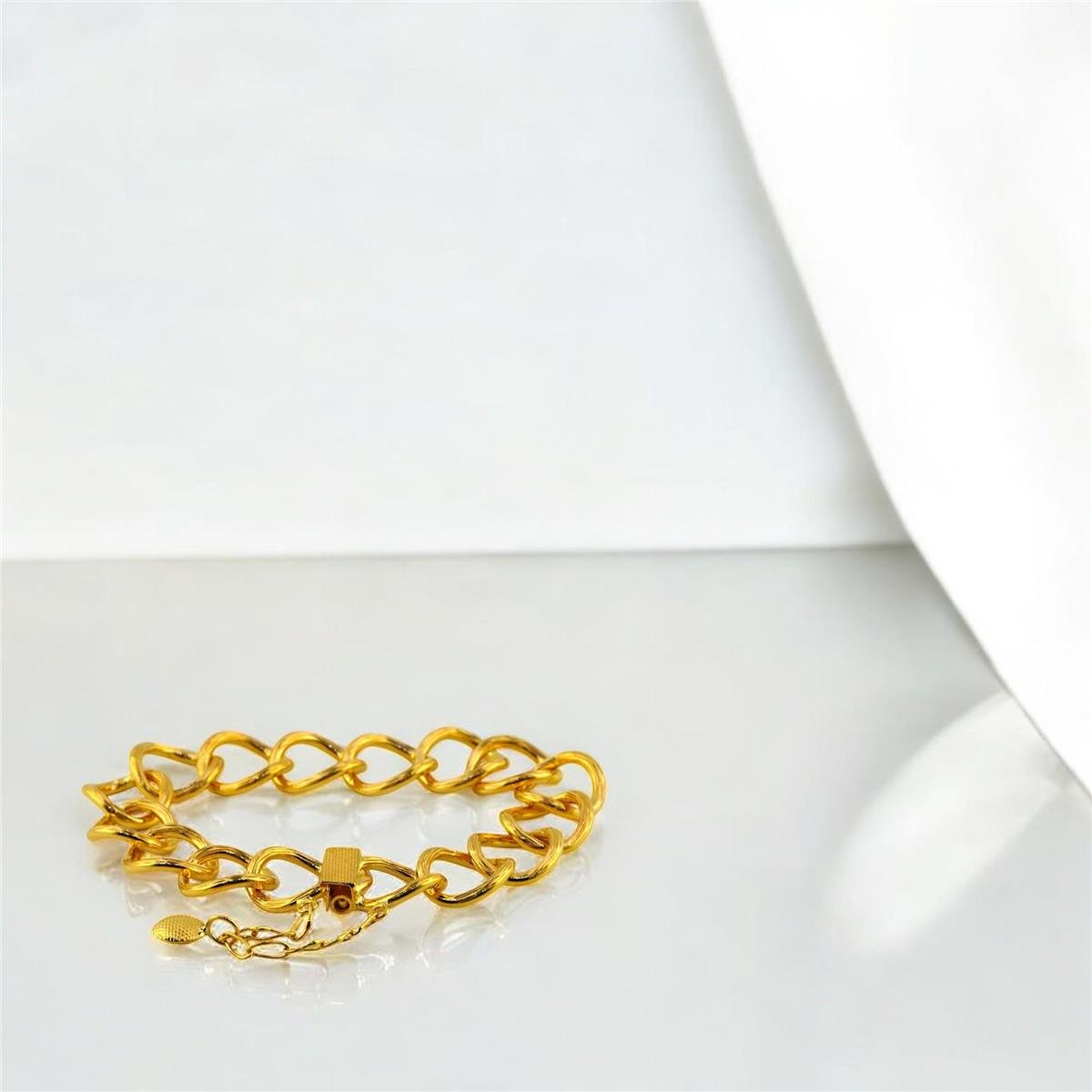 22 Ayar Altın Tasarım Bileklik  -  0192938