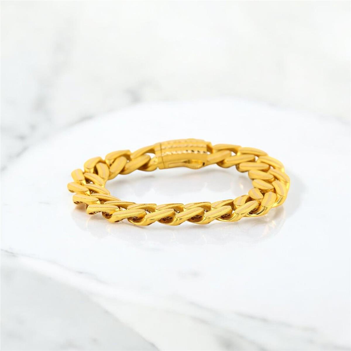 22 Ayar Altın Tasarım Bileklik  -  0193629