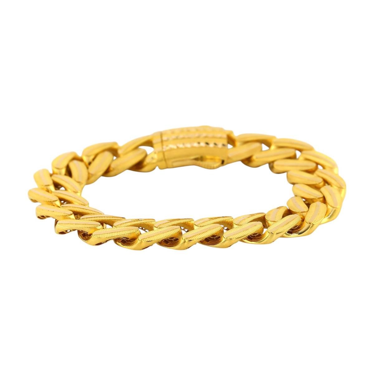 22 Ayar Altın Tasarım Bileklik  -  0193629