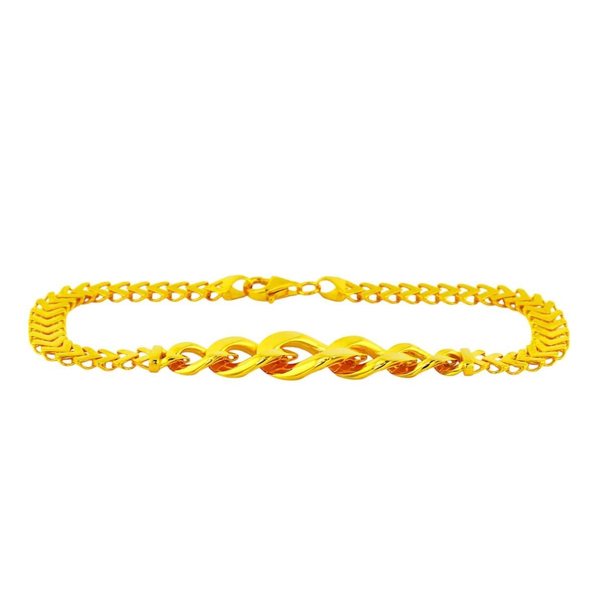 22 Ayar Altın Tasarım Bileklik  -  0194500