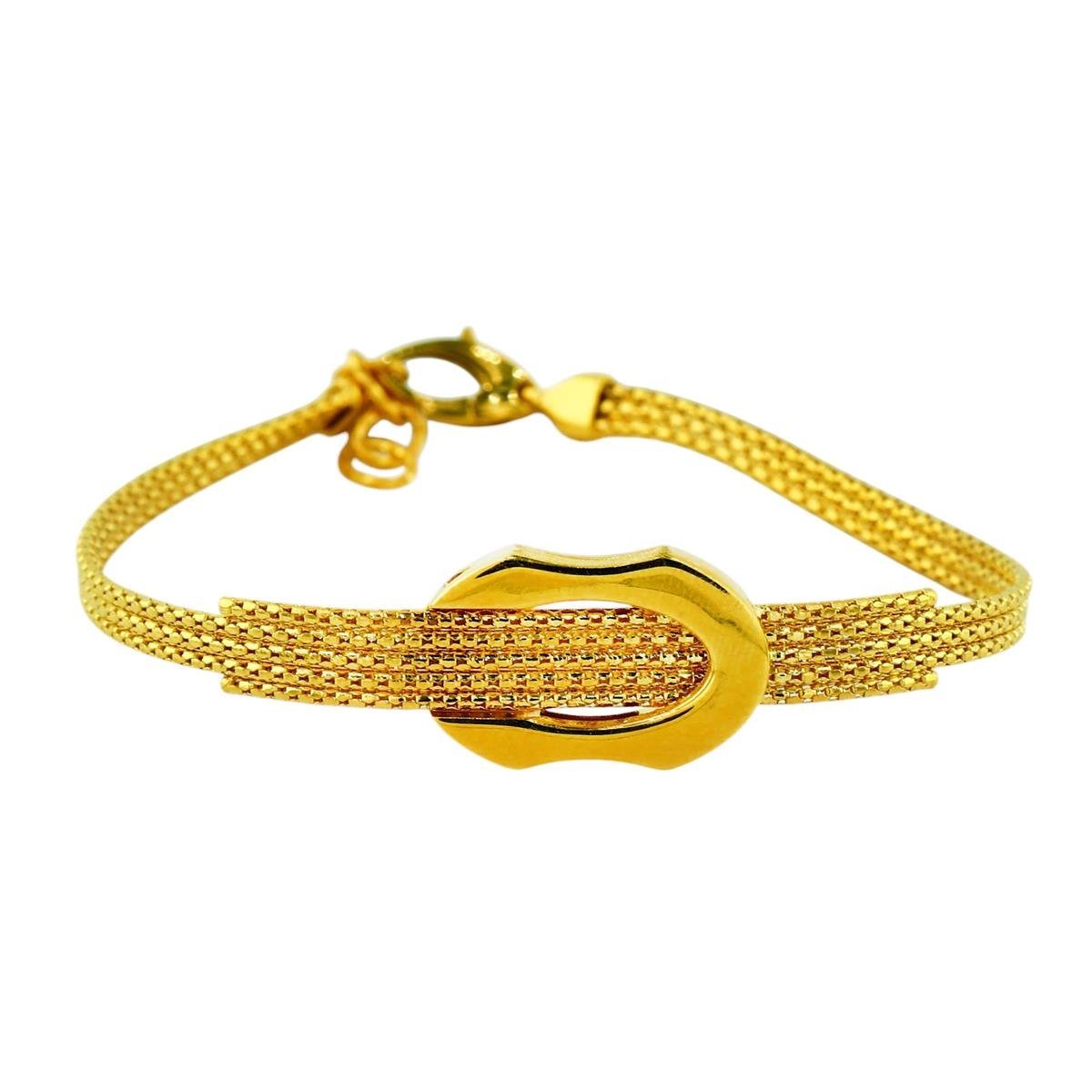 22 Ayar Altın Tasarım Bileklik  -  0200010