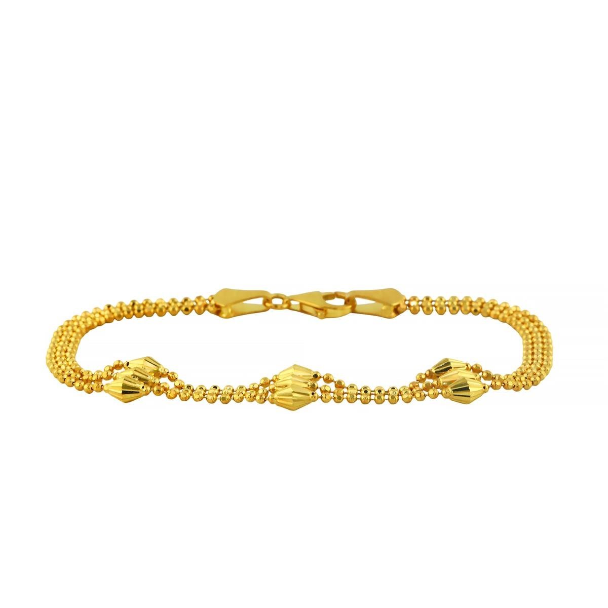 22 Ayar Altın Tasarım Bileklik  -  0201825