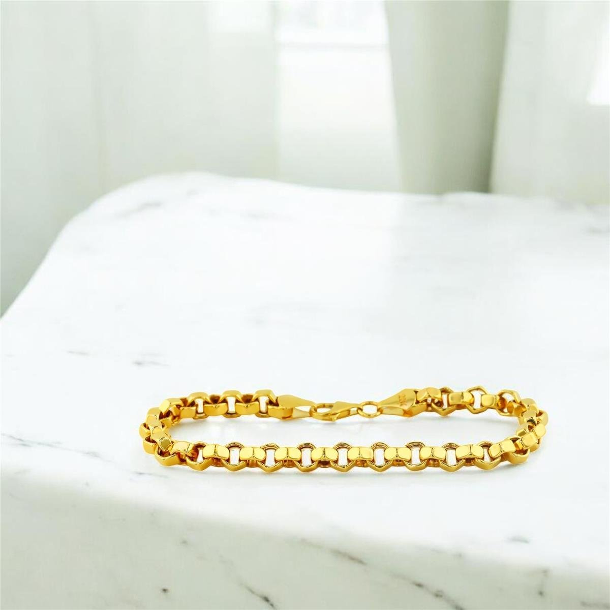 22 Ayar Altın Tasarım Bileklik  -  0201827