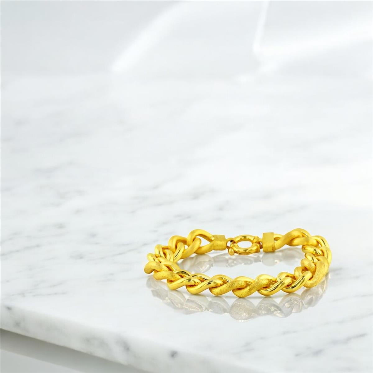 22 Ayar Altın Tasarım Bileklik  -  0203709