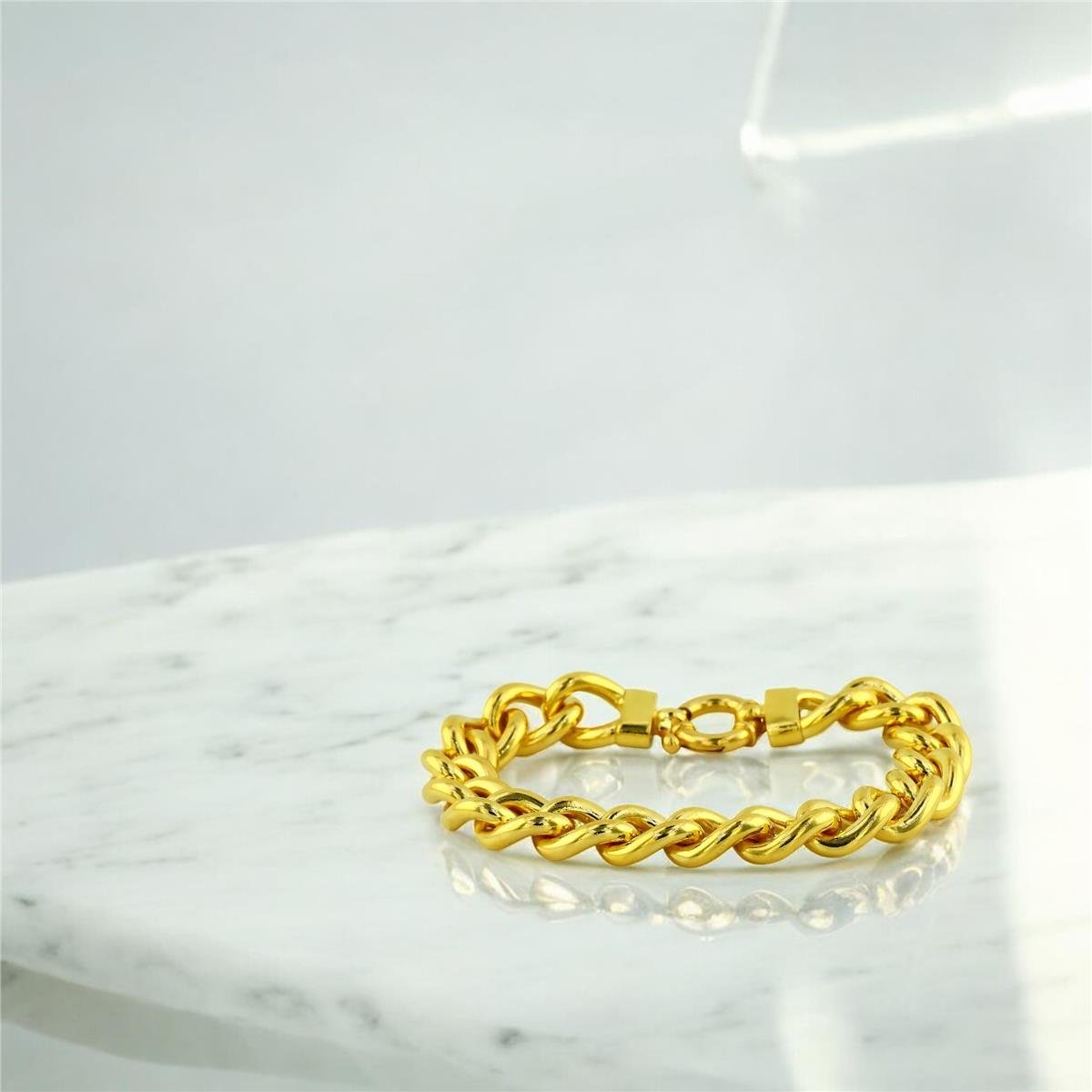 22 Ayar Altın Tasarım Bileklik  -  0203710