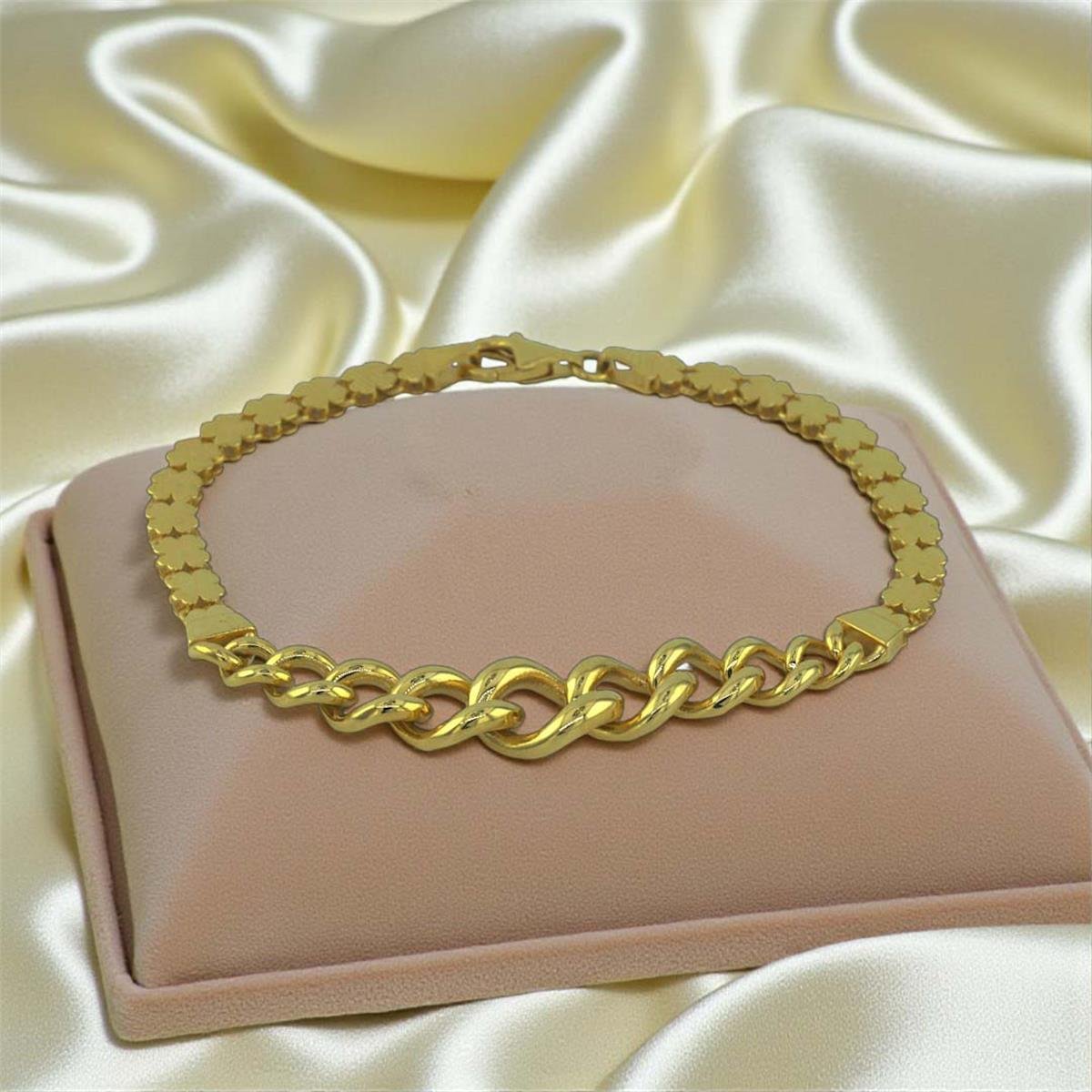 22 Ayar Altın Tasarım Bileklik  -  K217701