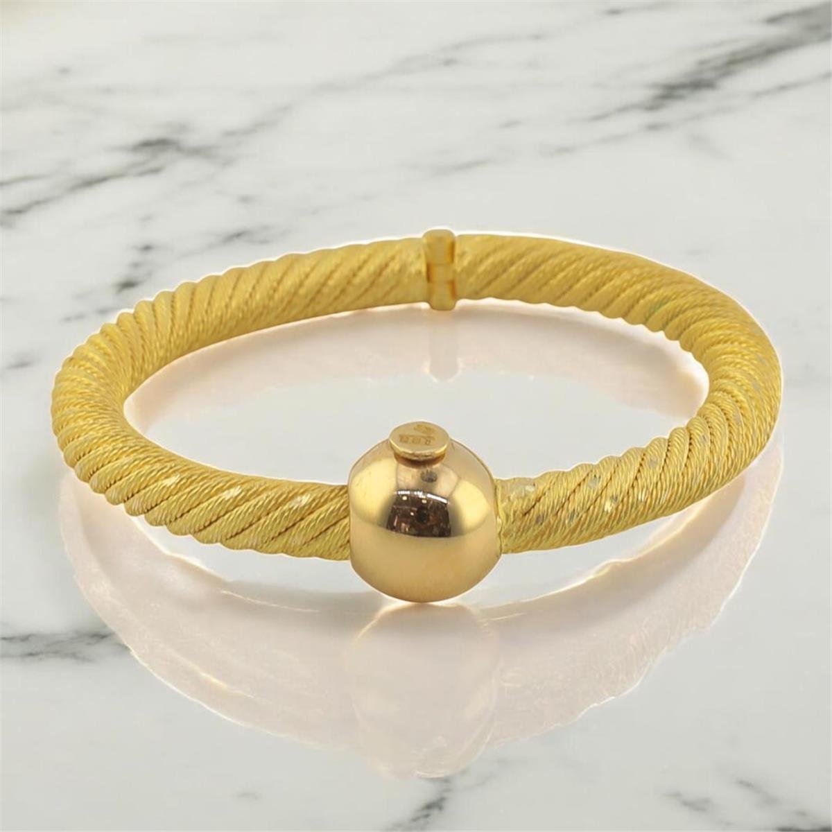 22 Ayar Altın Tasarım Bilezik  -  0179796