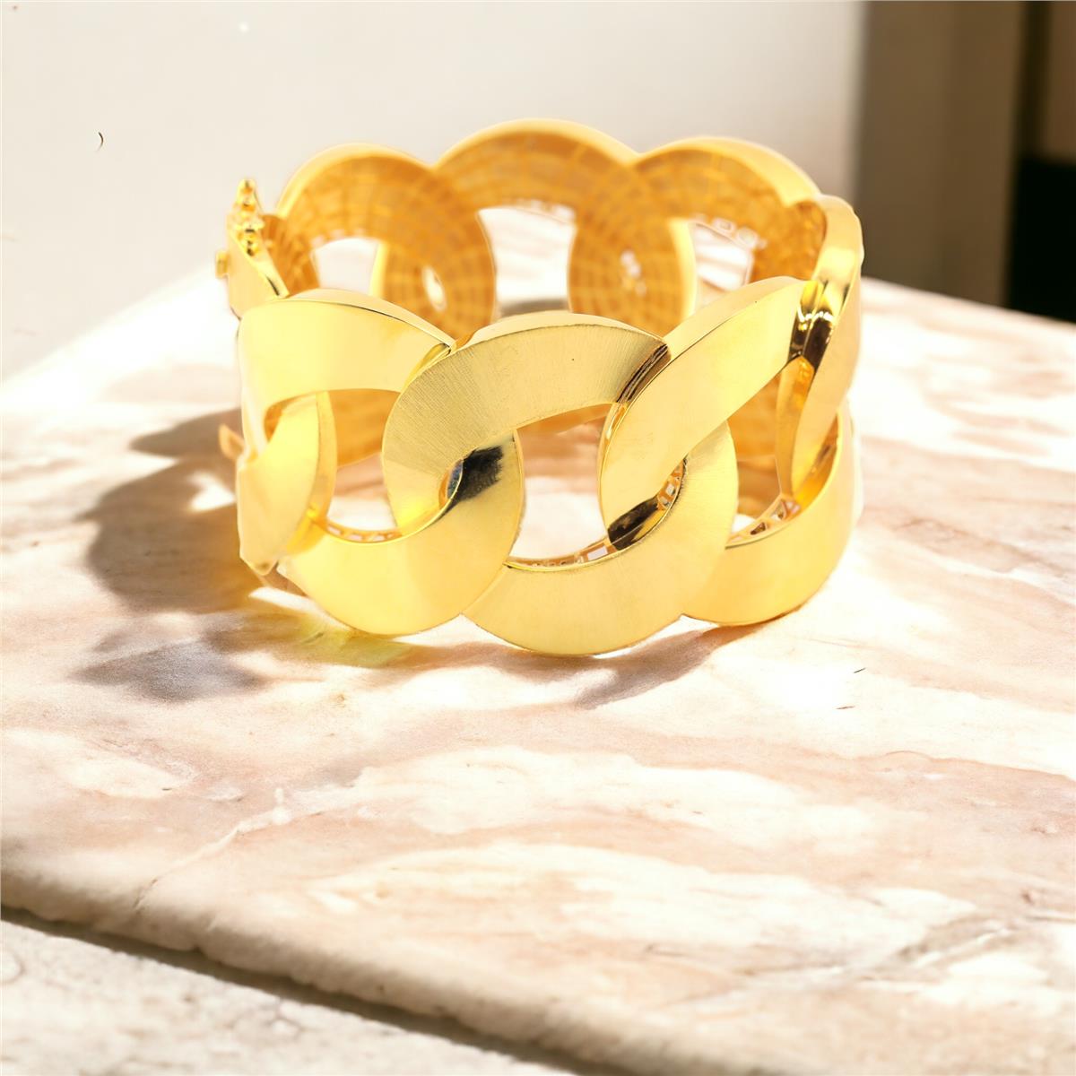 22 Ayar Altın Tasarım Bilezik  -  0179835