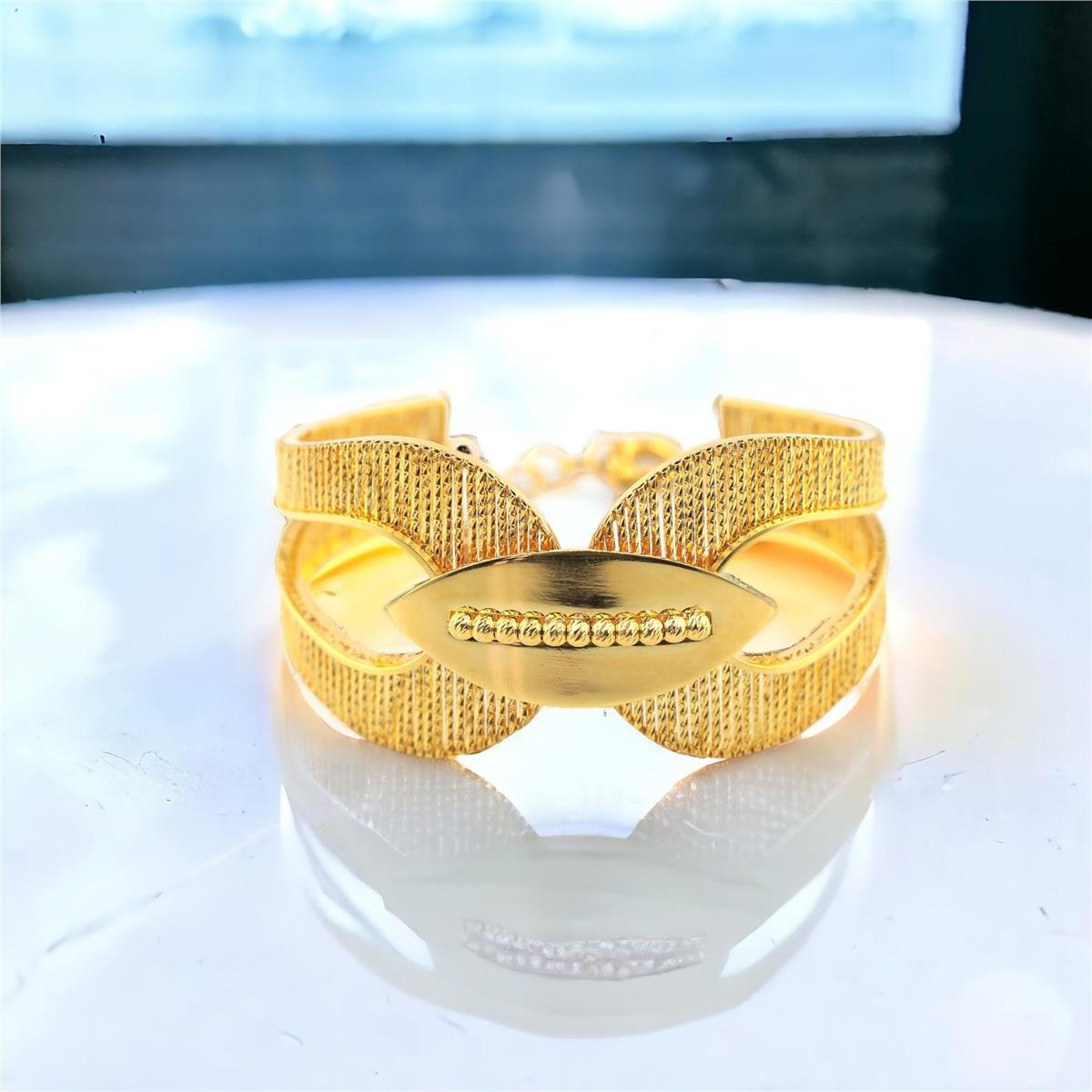 22 Ayar Altın Tasarım Bilezik  -  0179836