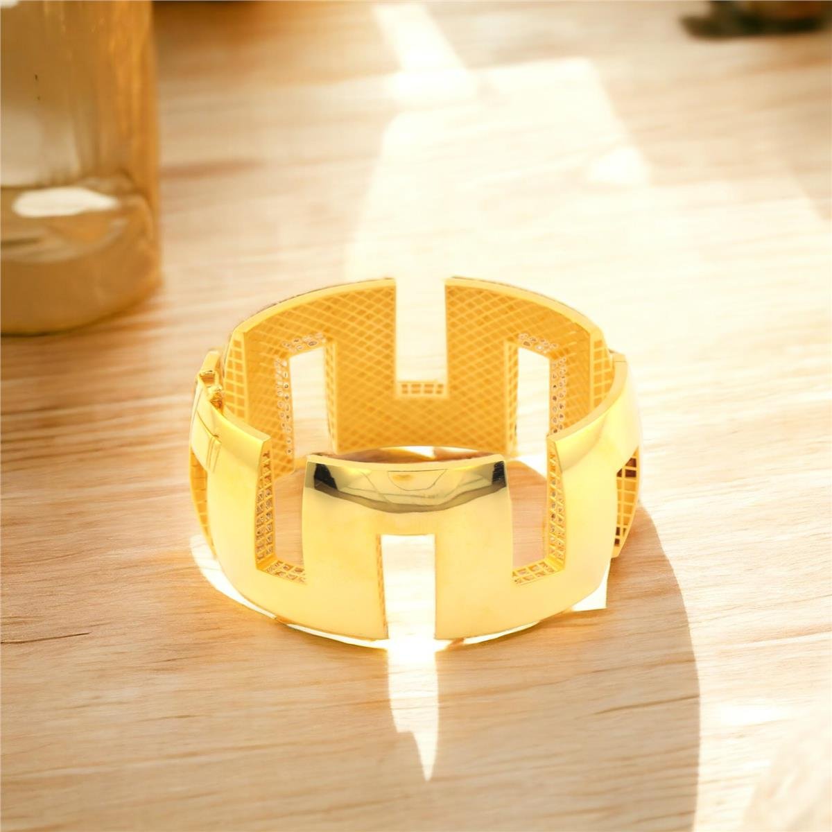 22 Ayar Altın Tasarım Bilezik  -  0180186