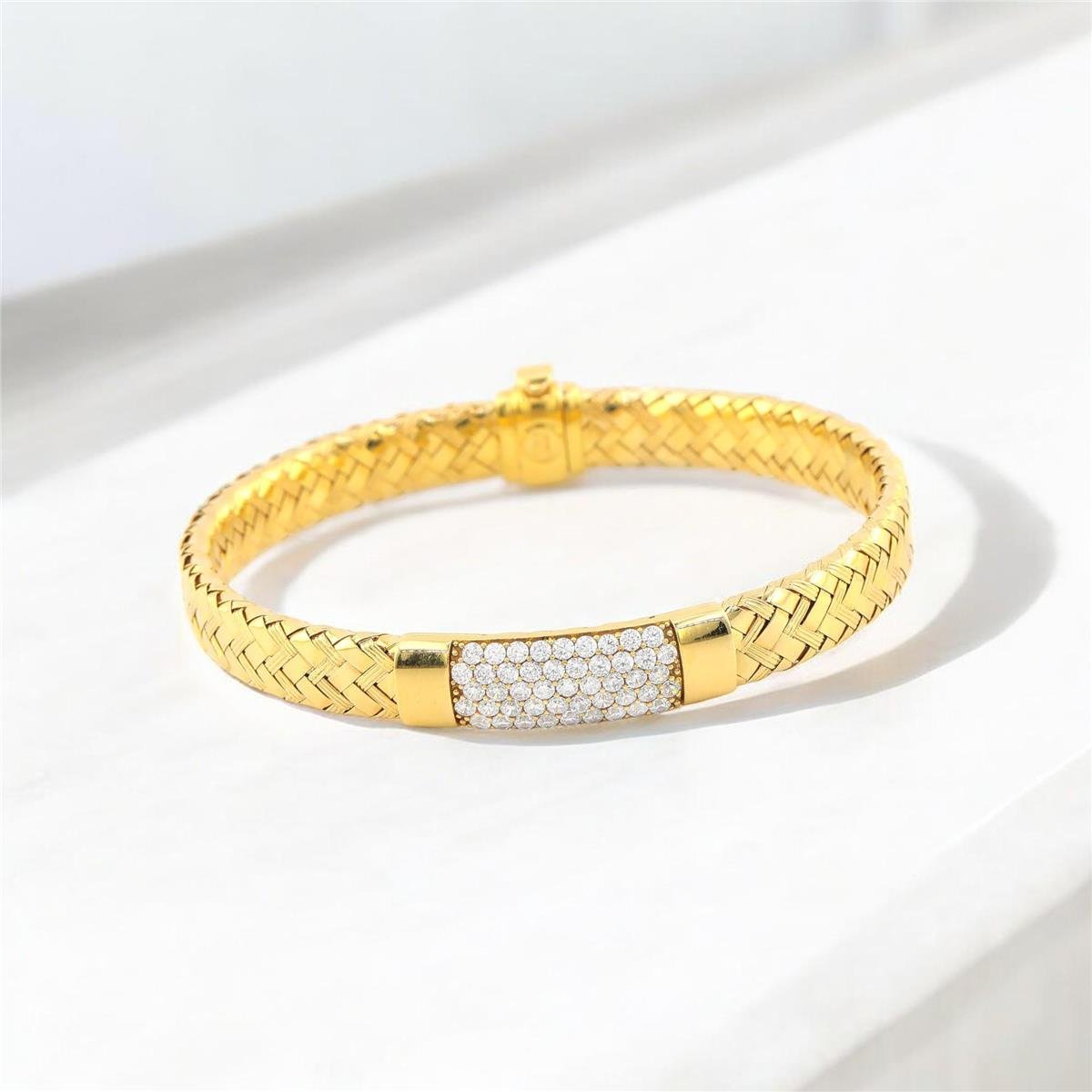 22 Ayar Altın Tasarım Bilezik  -  0180233