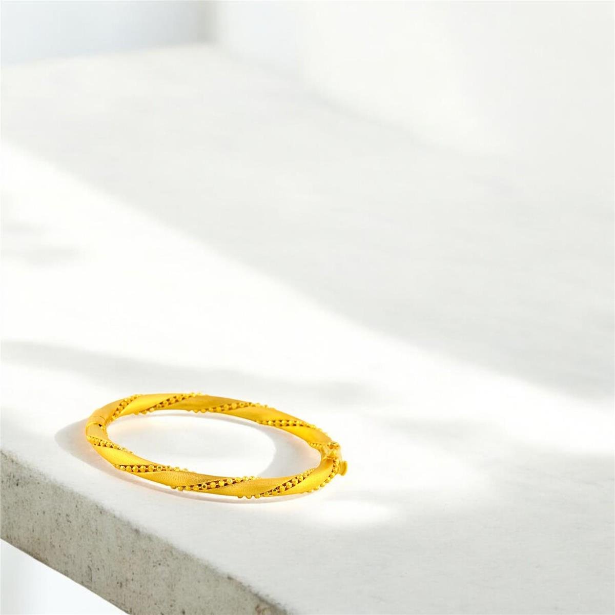 22 Ayar Altın Tasarım Bilezik  -  0191744