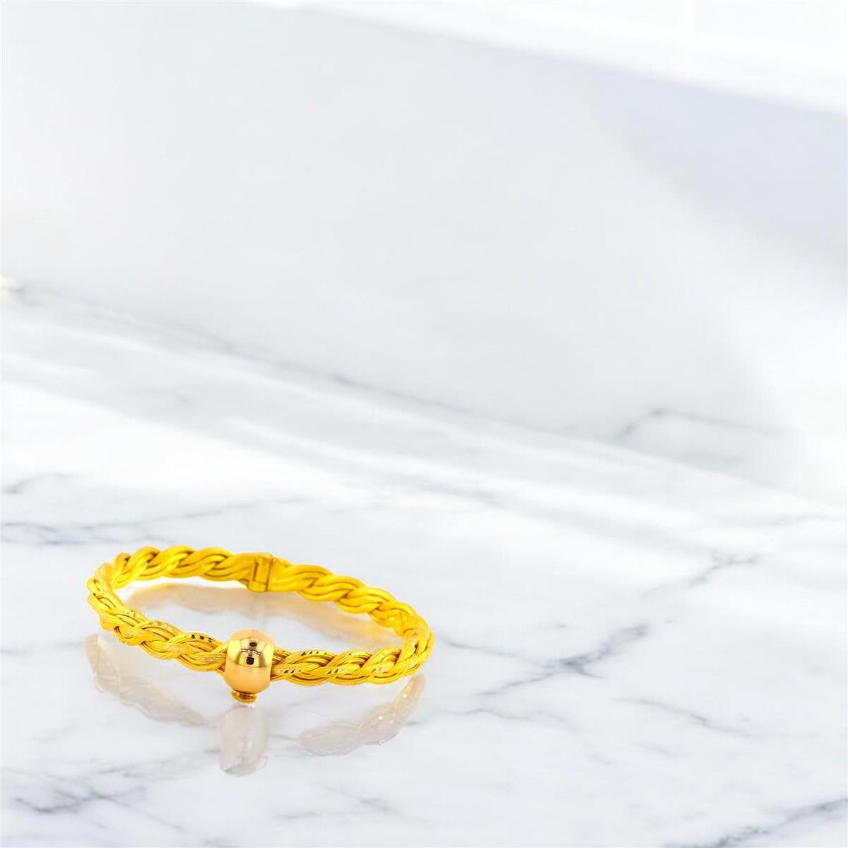 22 Ayar Altın Tasarım Bilezik  -  0191748