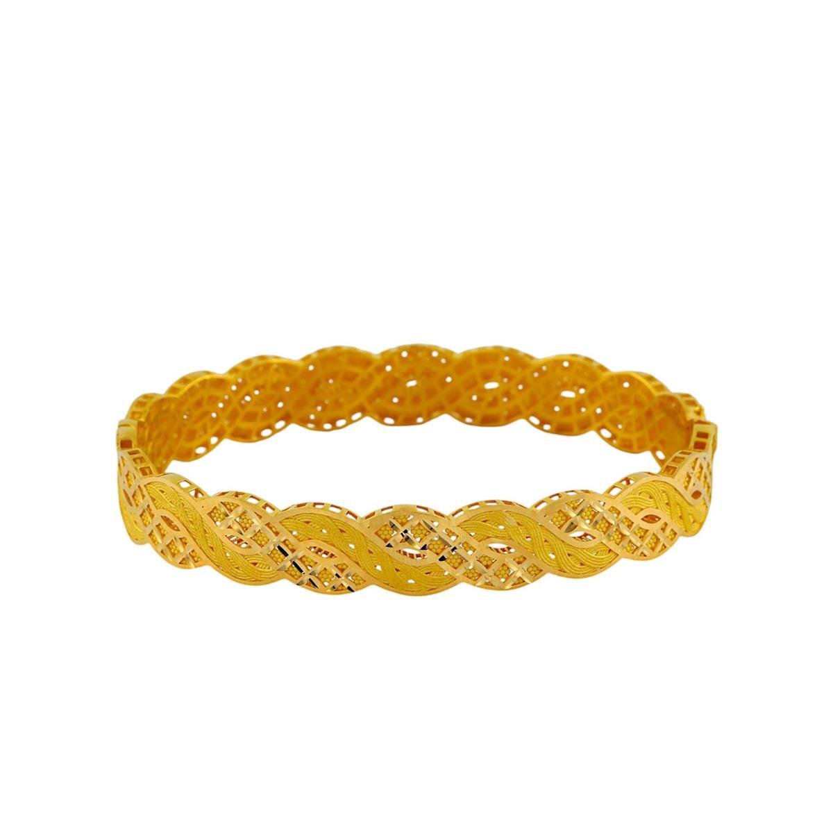 22 Ayar Altın Tasarım Bilezik  -  0192969