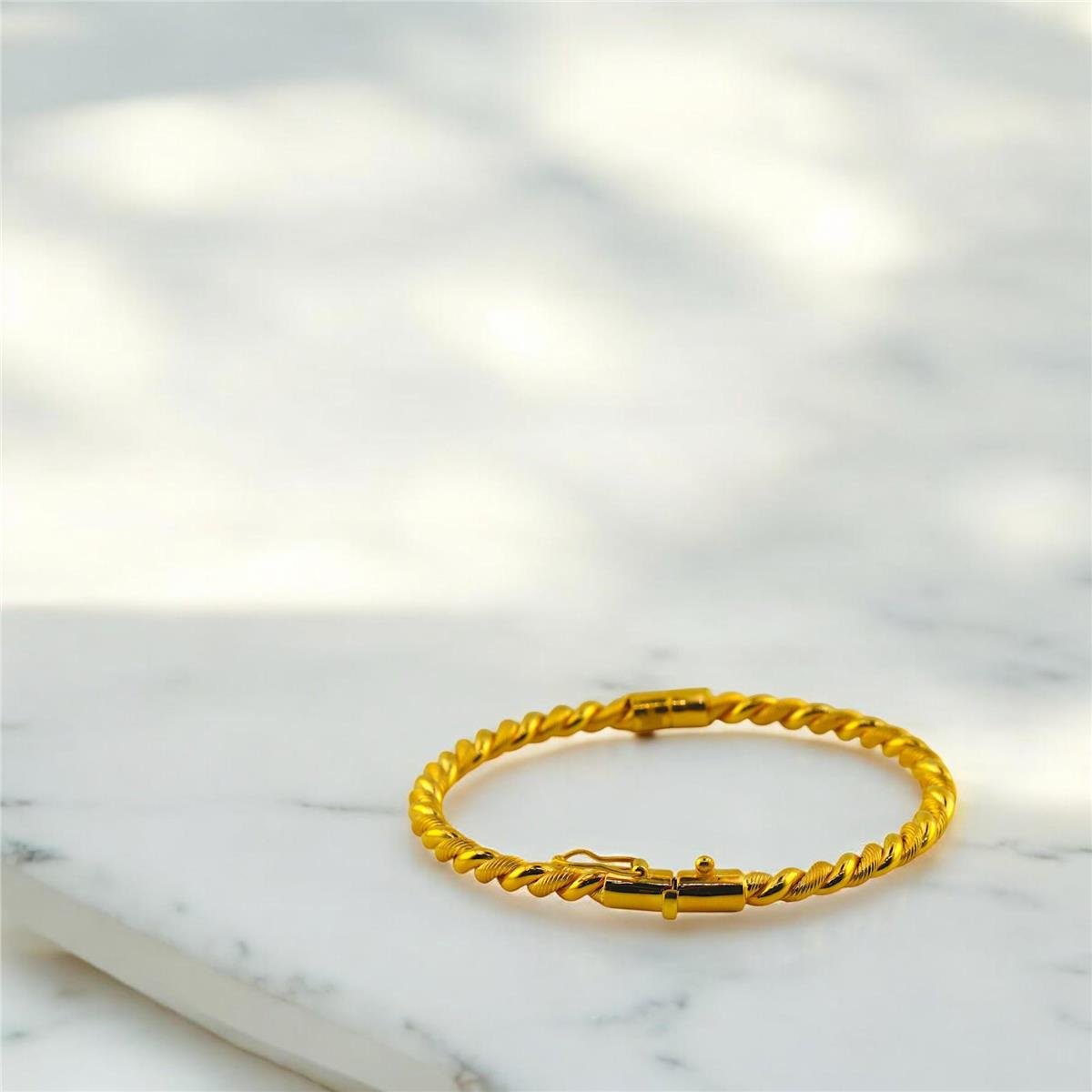 22 Ayar Altın Tasarım Bilezik  -  0192970