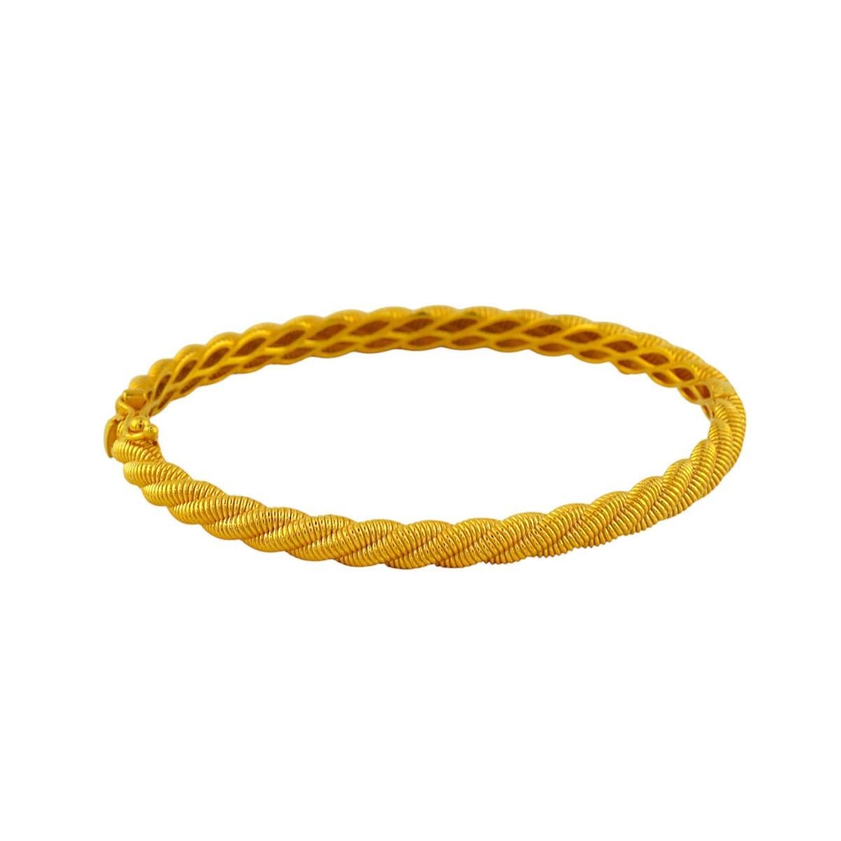 22 Ayar Altın Tasarım Bilezik  -  0192971