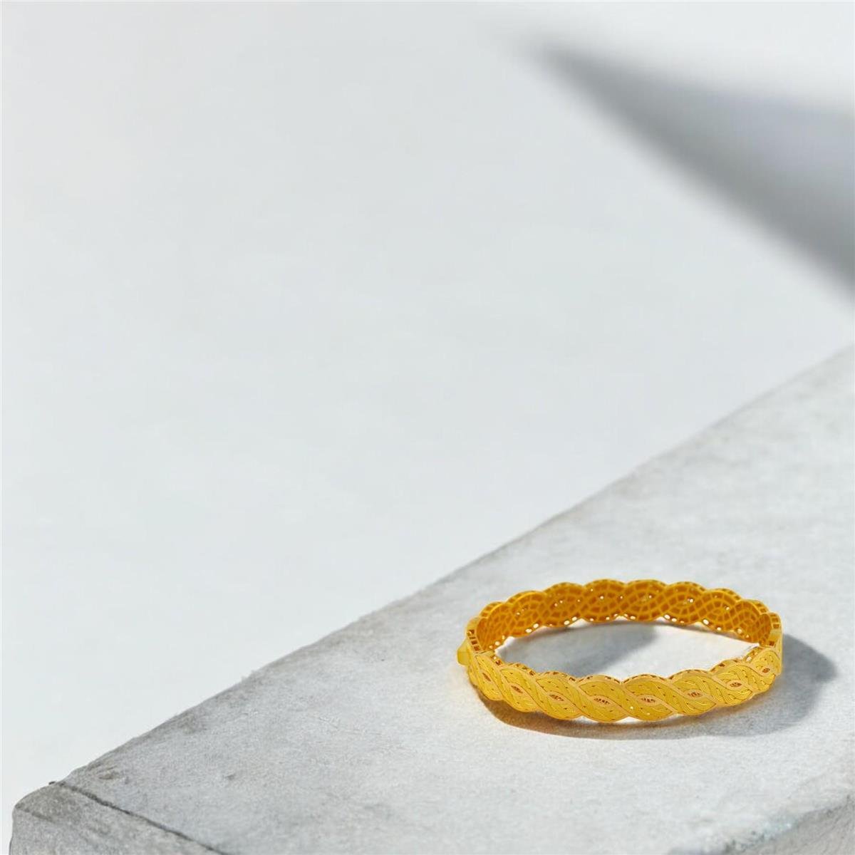 22 Ayar Altın Tasarım Bilezik  -  0192974