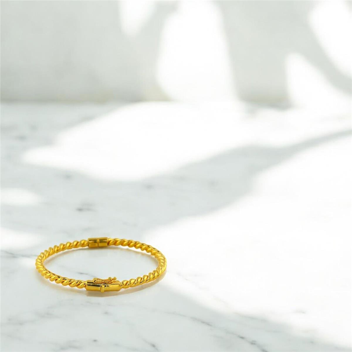 22 Ayar Altın Tasarım Bilezik  -  0192975