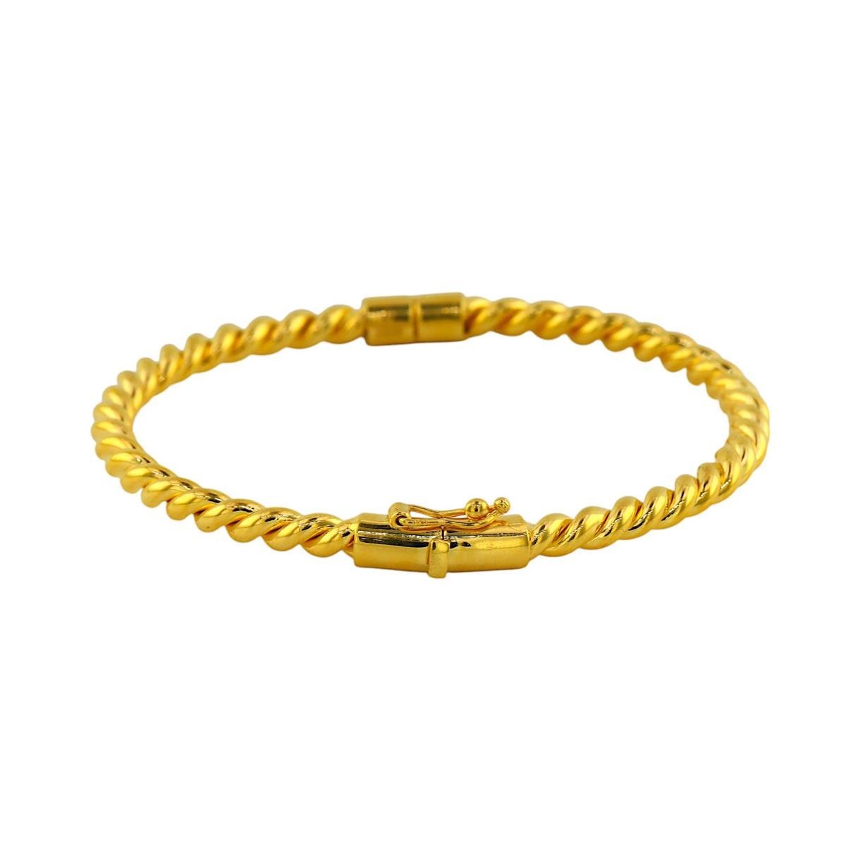 22 Ayar Altın Tasarım Bilezik  -  0192975