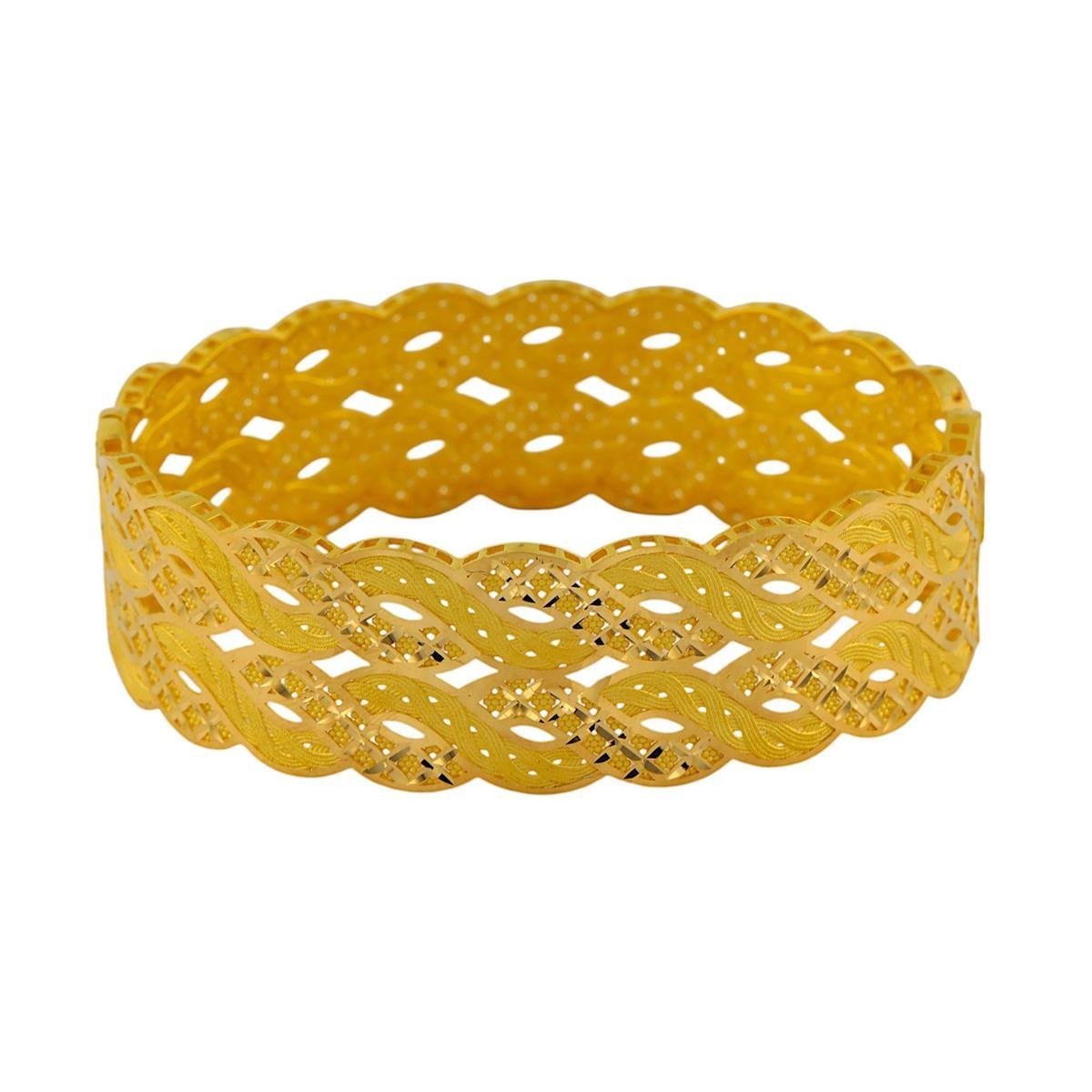 22 Ayar Altın Tasarım Bilezik  -  0192977