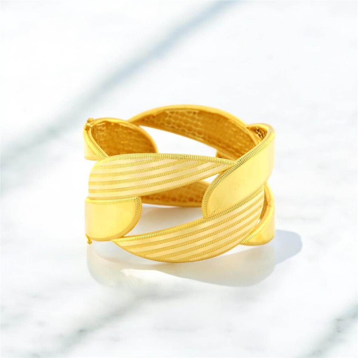 22 Ayar Altın Tasarım Bilezik  -  0193618