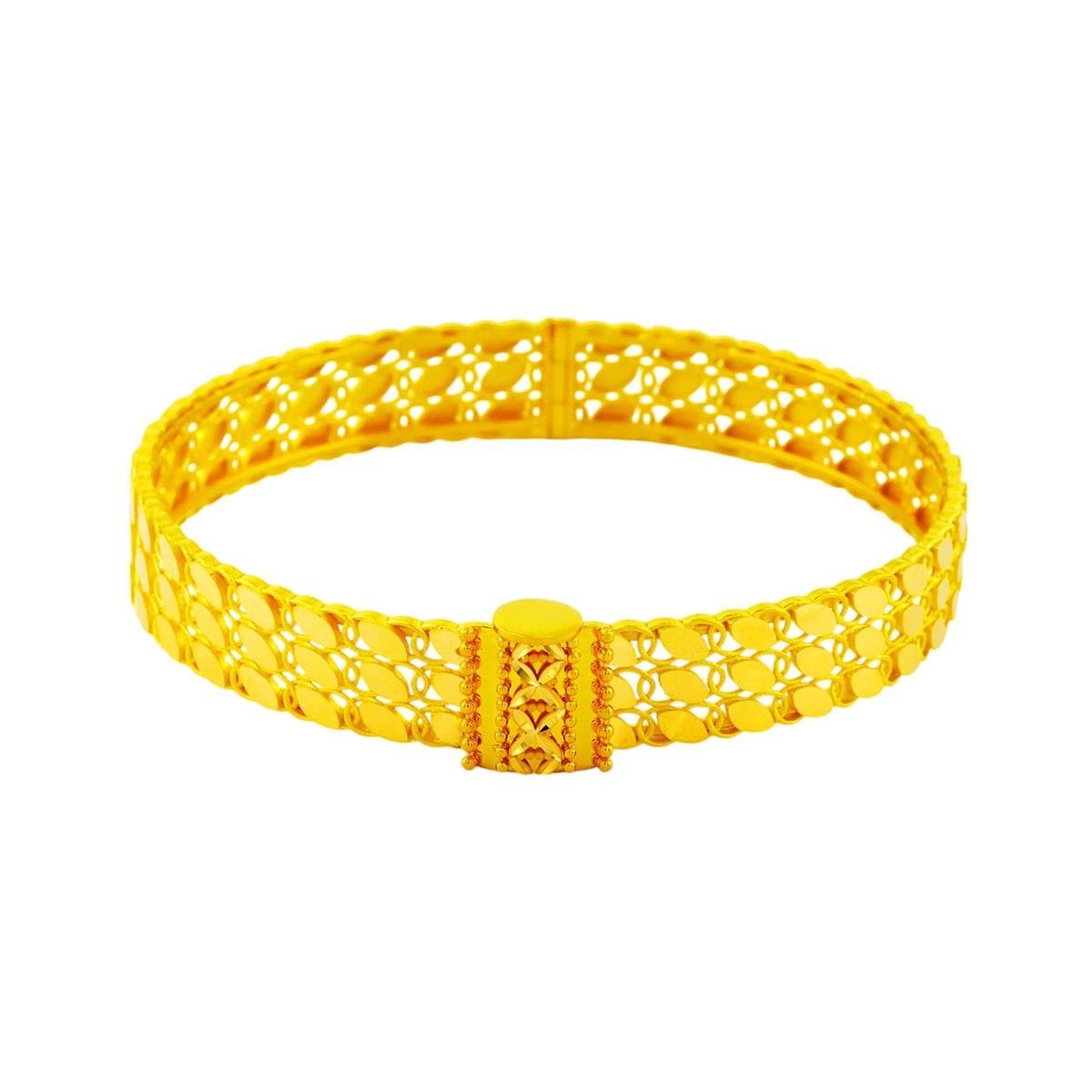 22 Ayar Altın Tasarım Bilezik  -  0194477